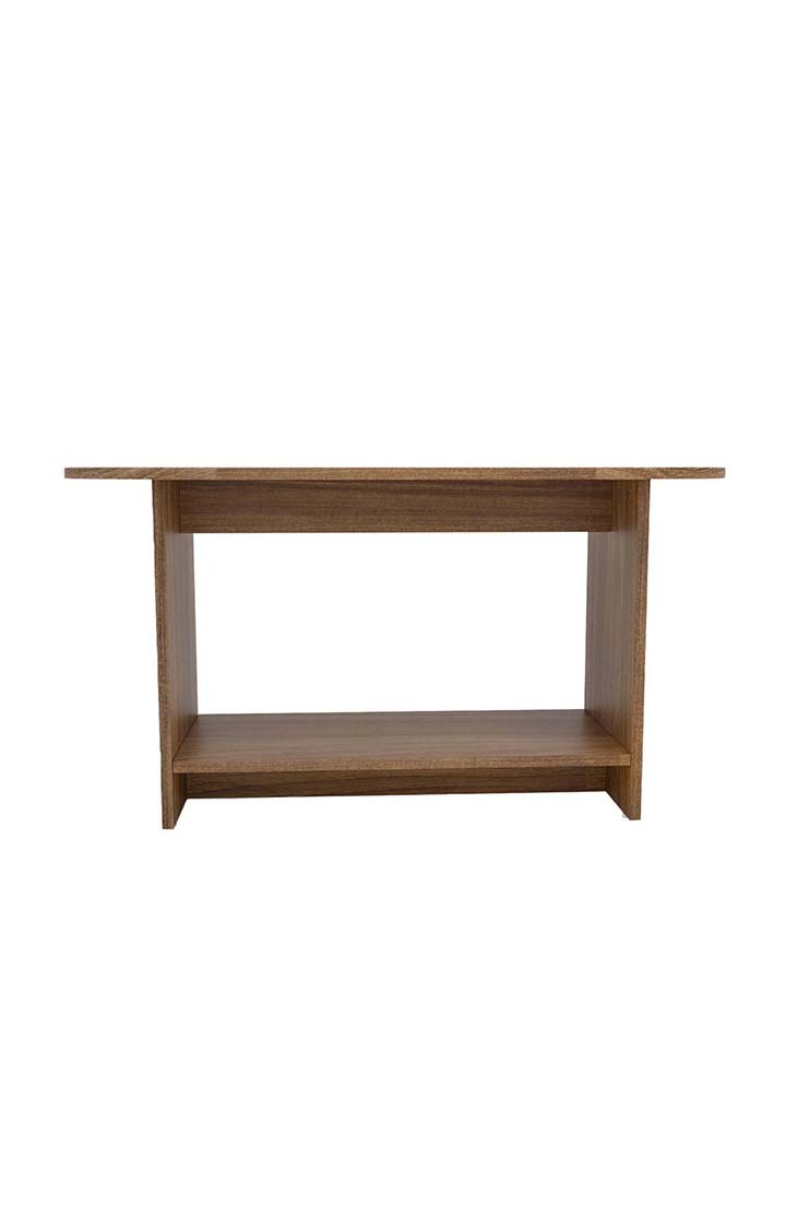 NEUDOT LIMANI Engineered Wood Coffee Table | Centre Table with Storage for Drawing Rooming, Living Room and Office - Leon Teak