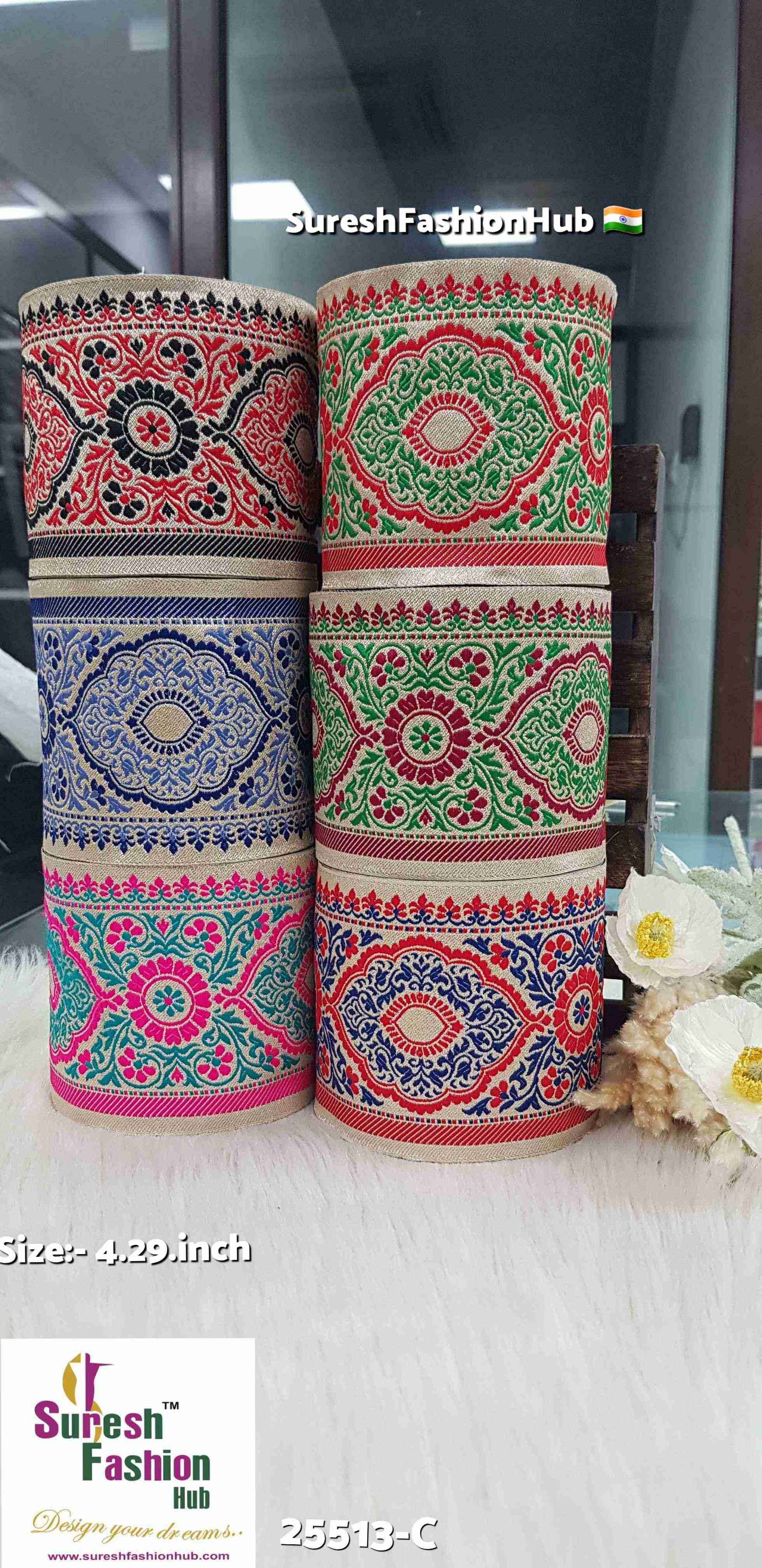 Rani-Rama Heritage Banarasi Lace