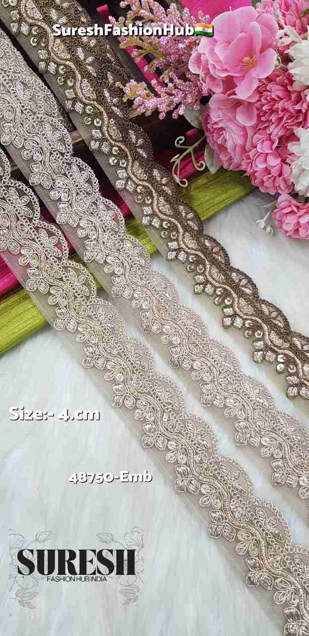Matt Aurora Cutwork Lace – 48750-EMB