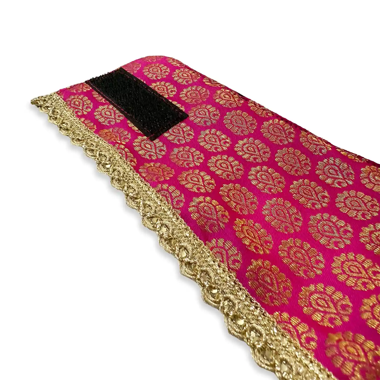 PawsIndia Traditional Royal Brocade Tuxedo for Pets, Pink | Ethnic Festive Wear