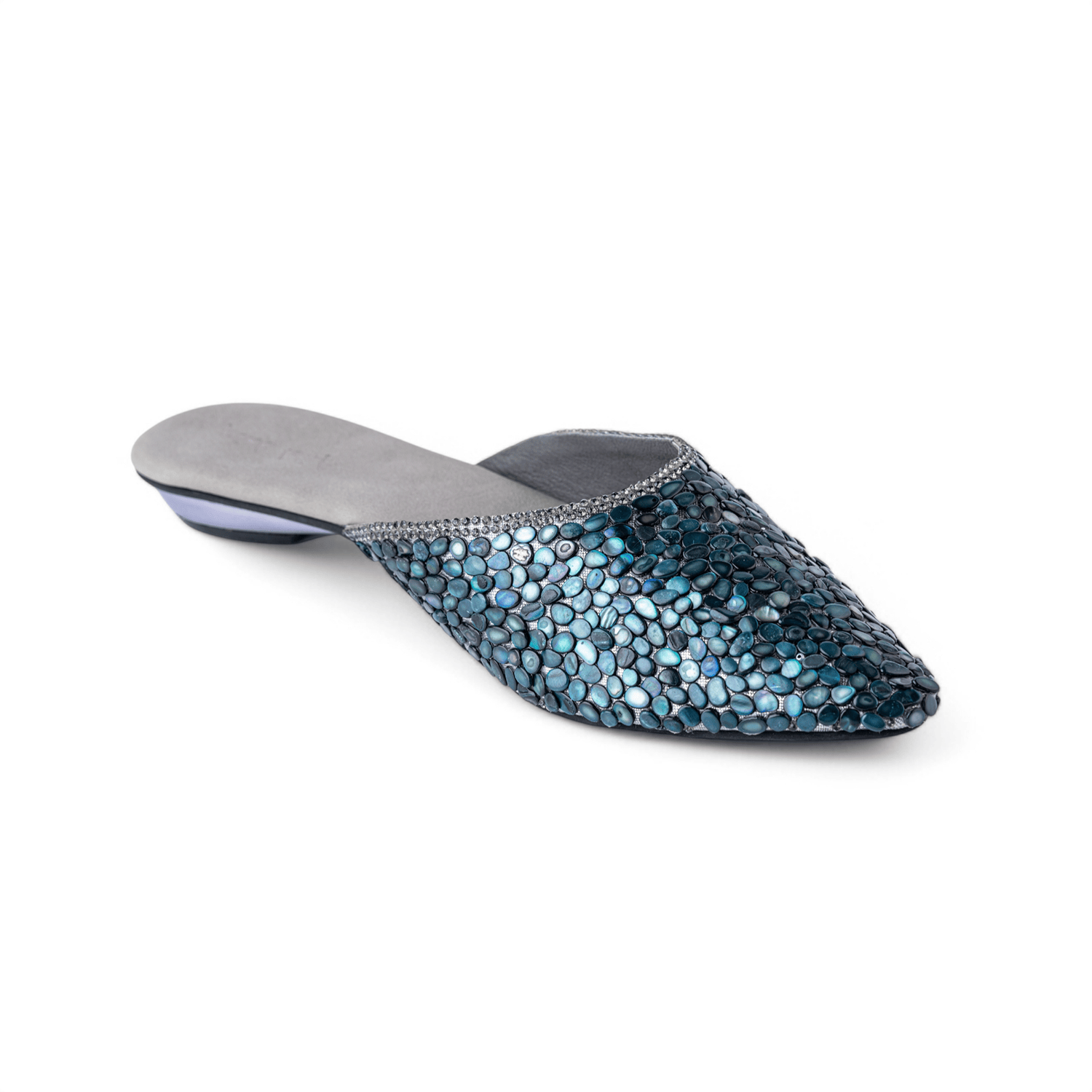 Women Midnight Pebble Mules
