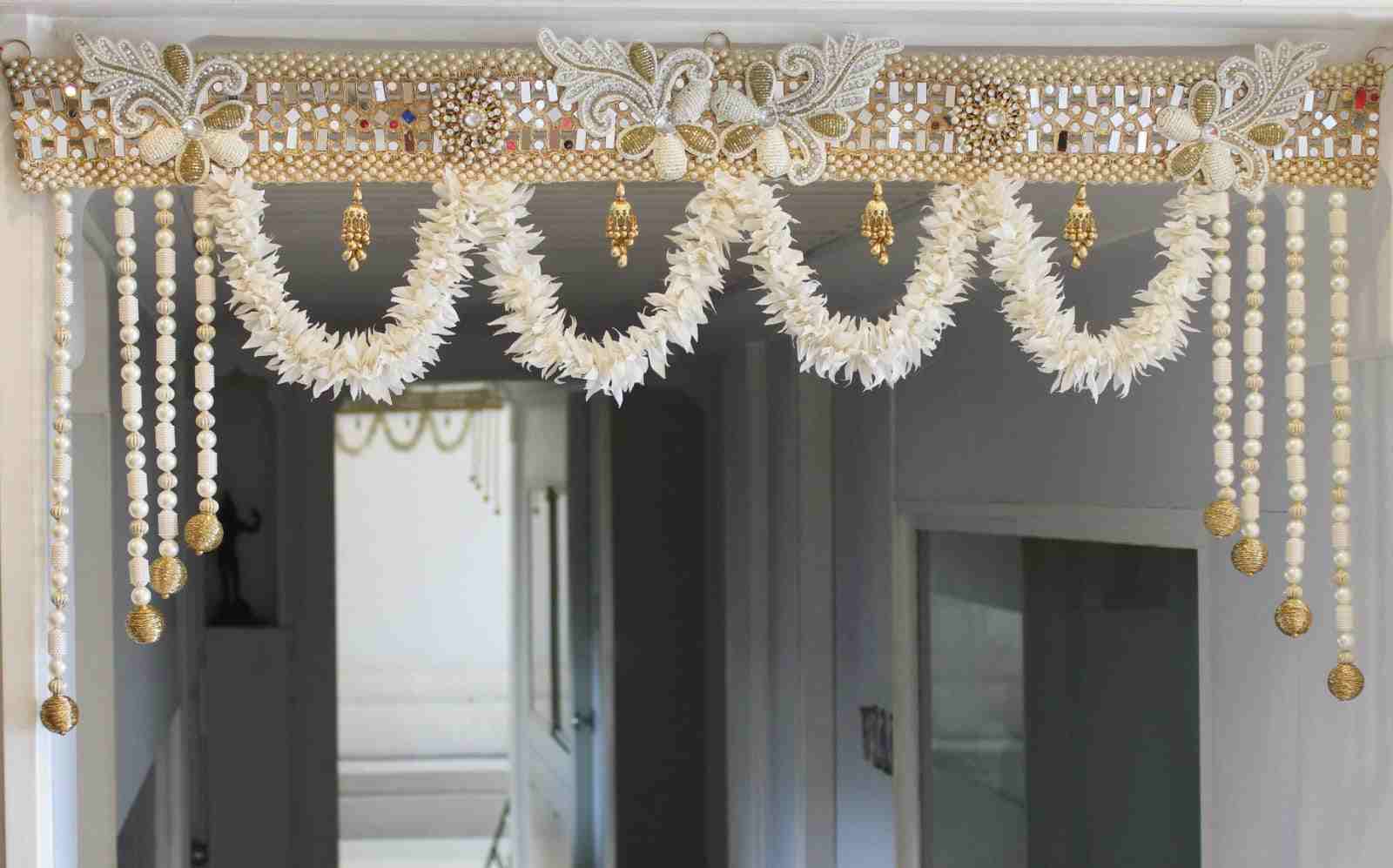 Golden Bandarwal with pearl hanging