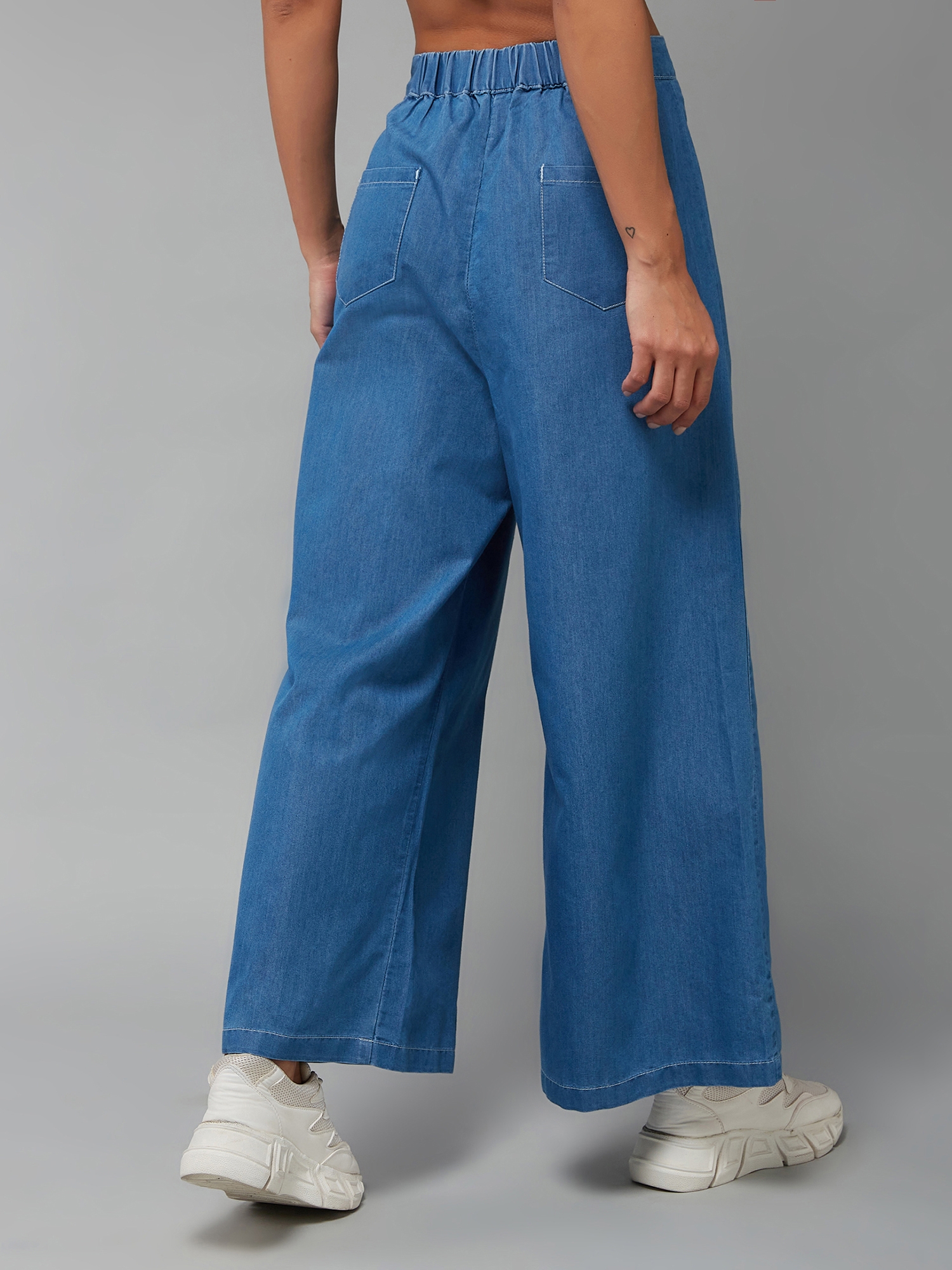 Straight Leg Jeans for Women Denim Pants High Waisted Boyfriend Stretch  Baggy Casual Petite Relaxed Fit Ankle Slacks (L, Light Blue-A) - Walmart.com