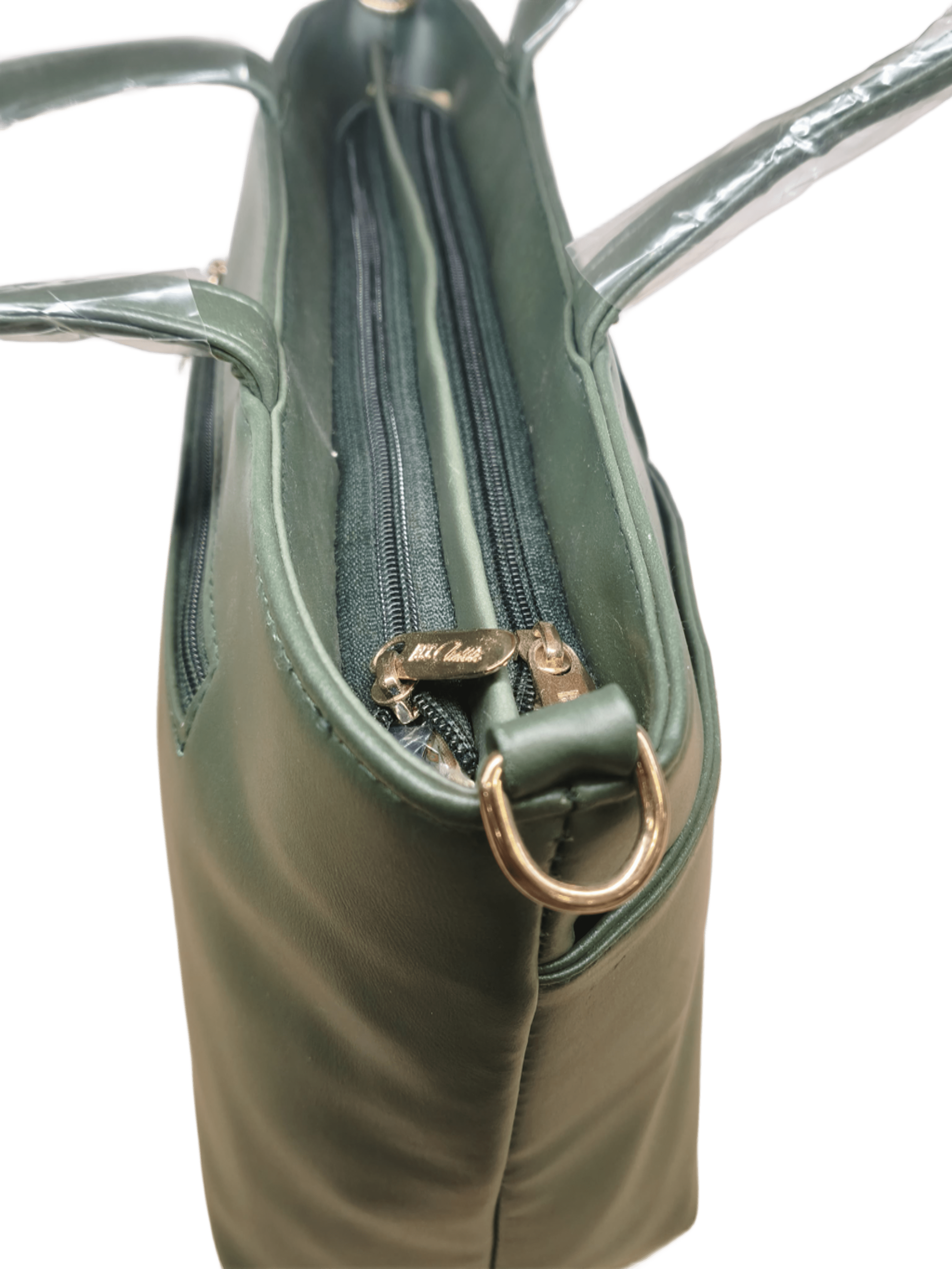 Bengal Classic Co Women's Dark Green Synthetic Tote Handbag