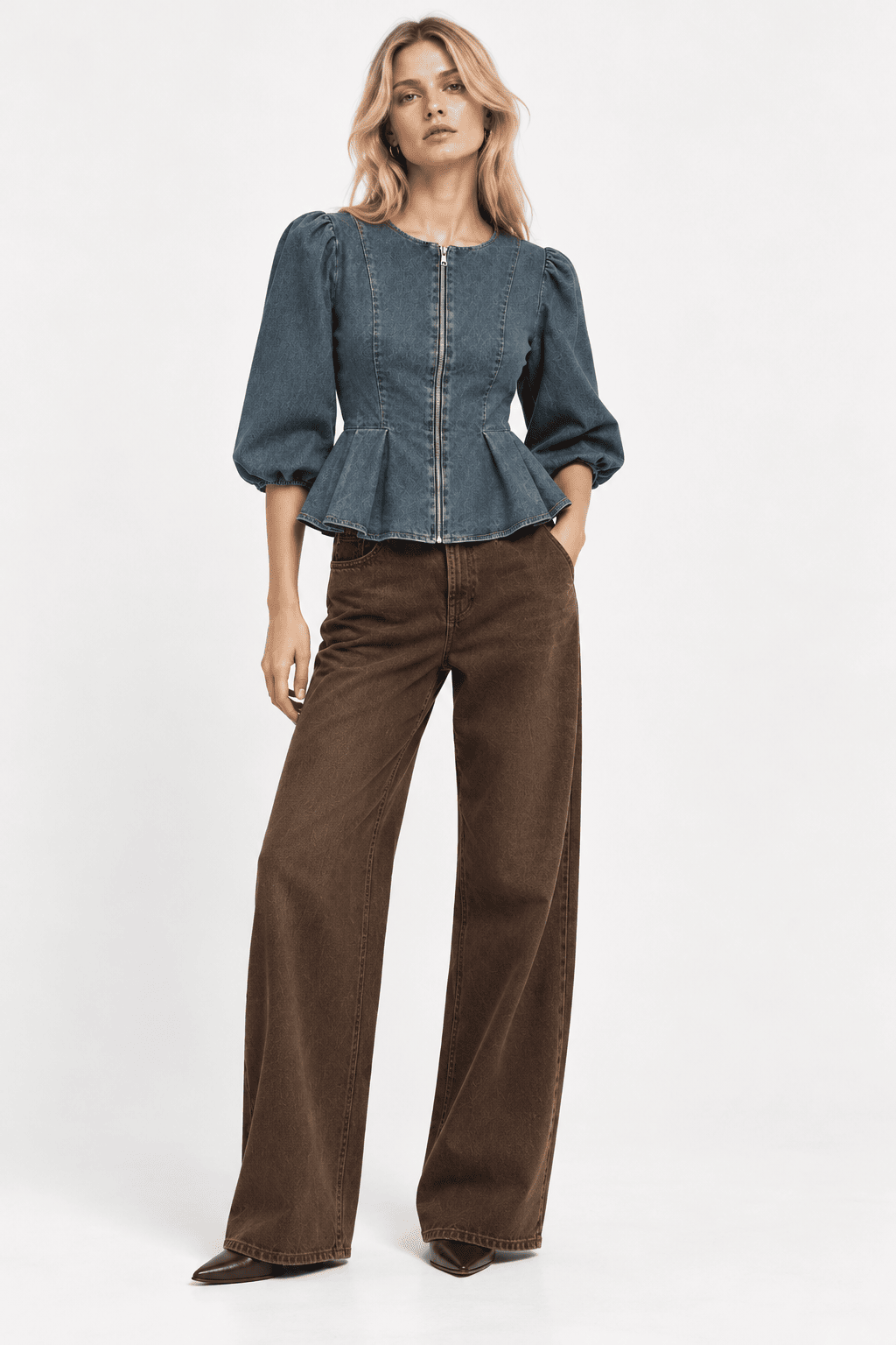 Magalia Blue Top