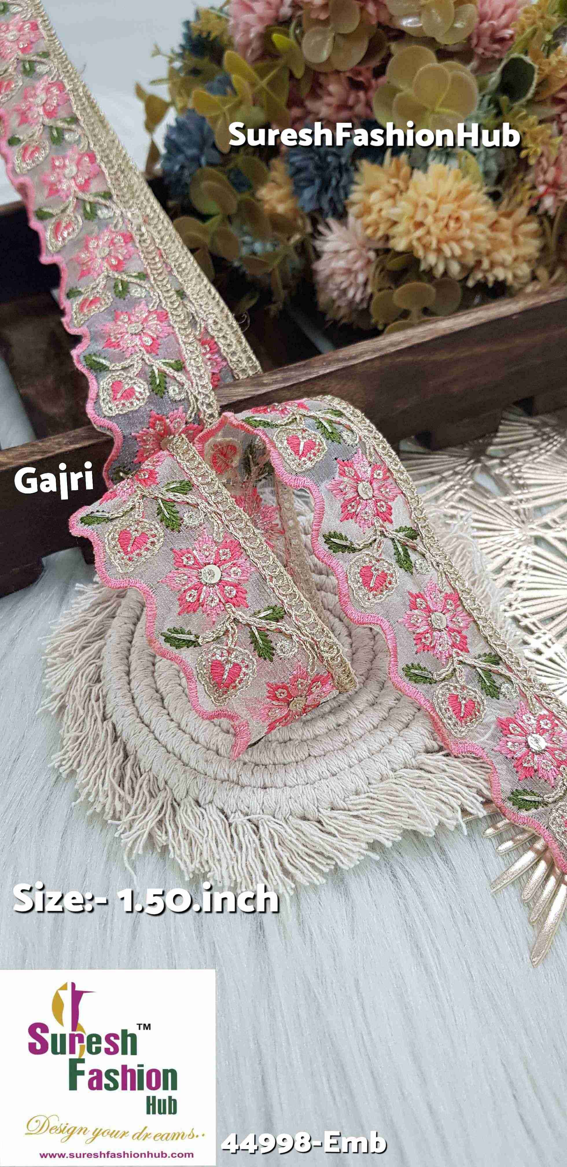 Gajri Floral Organza Lace