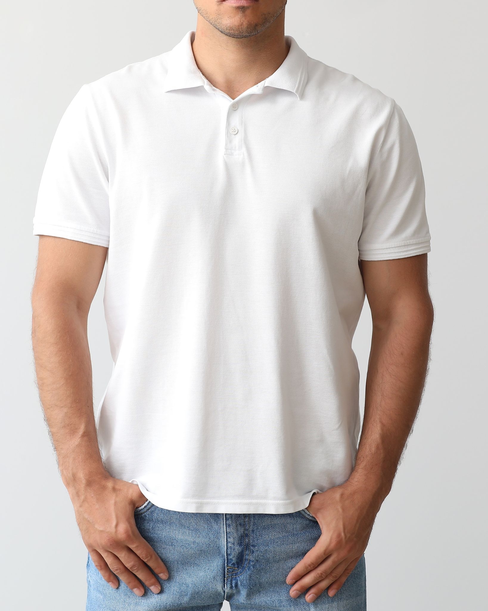 White Polo T Shirt