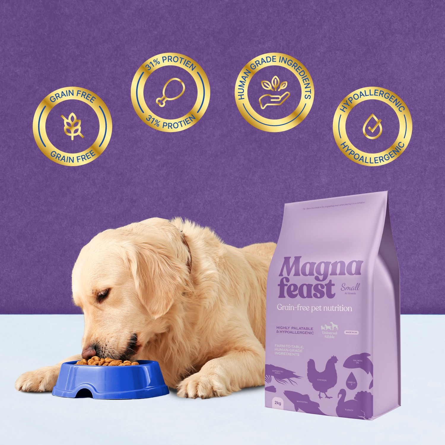 Maganafeast Small & Medium Breeds Dry Dog Food