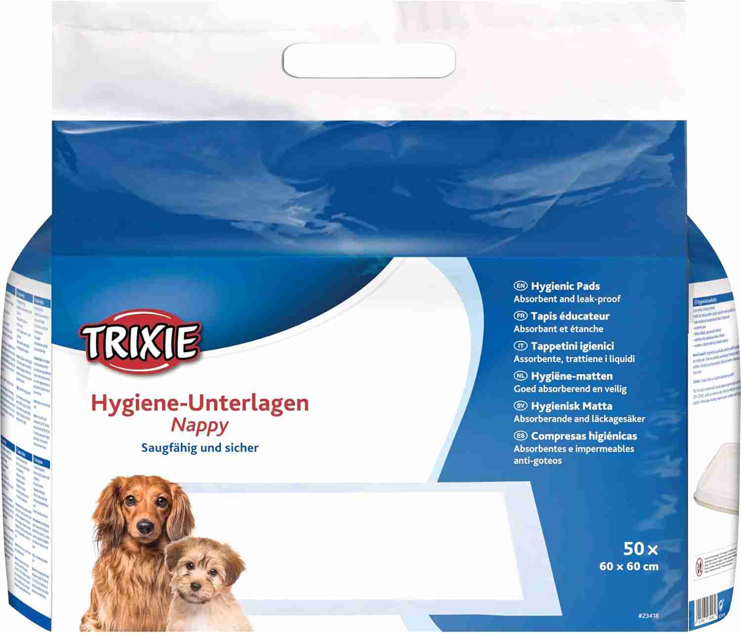 Trixie Hygiene Nappy Pads for Dogs 60X60 cm (50 Units)