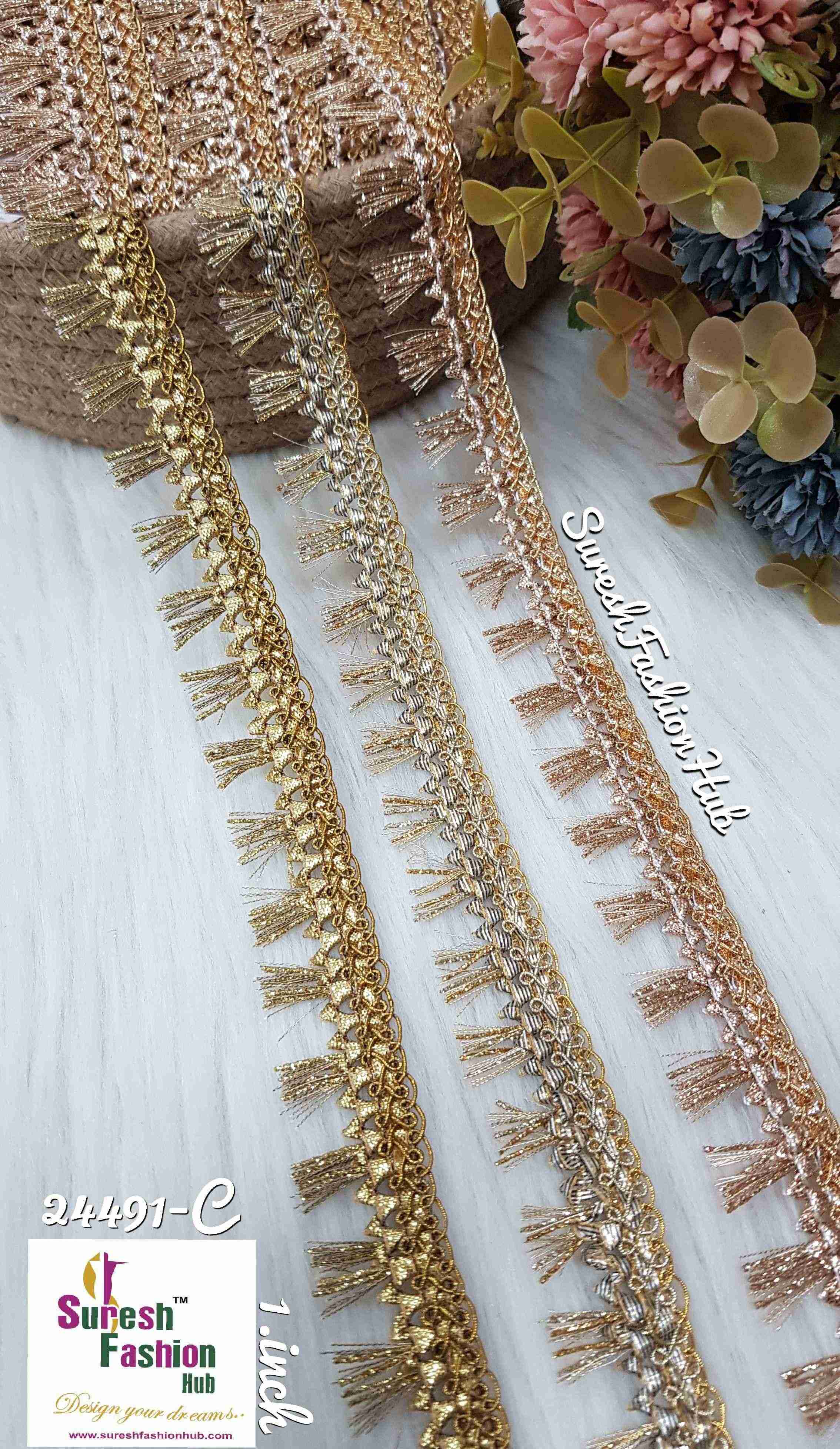 Antique Golden Gleam Gota Zalar lace