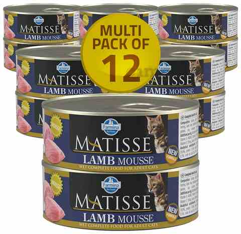 Matisse Cat Mousse Lamb Wet Cat Food - 85 gm