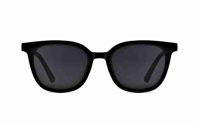AUGEN By Visions India Retro Vintage Square Abstract Unisex Sunglasses UV400 Protected Large Size (Black, 135)