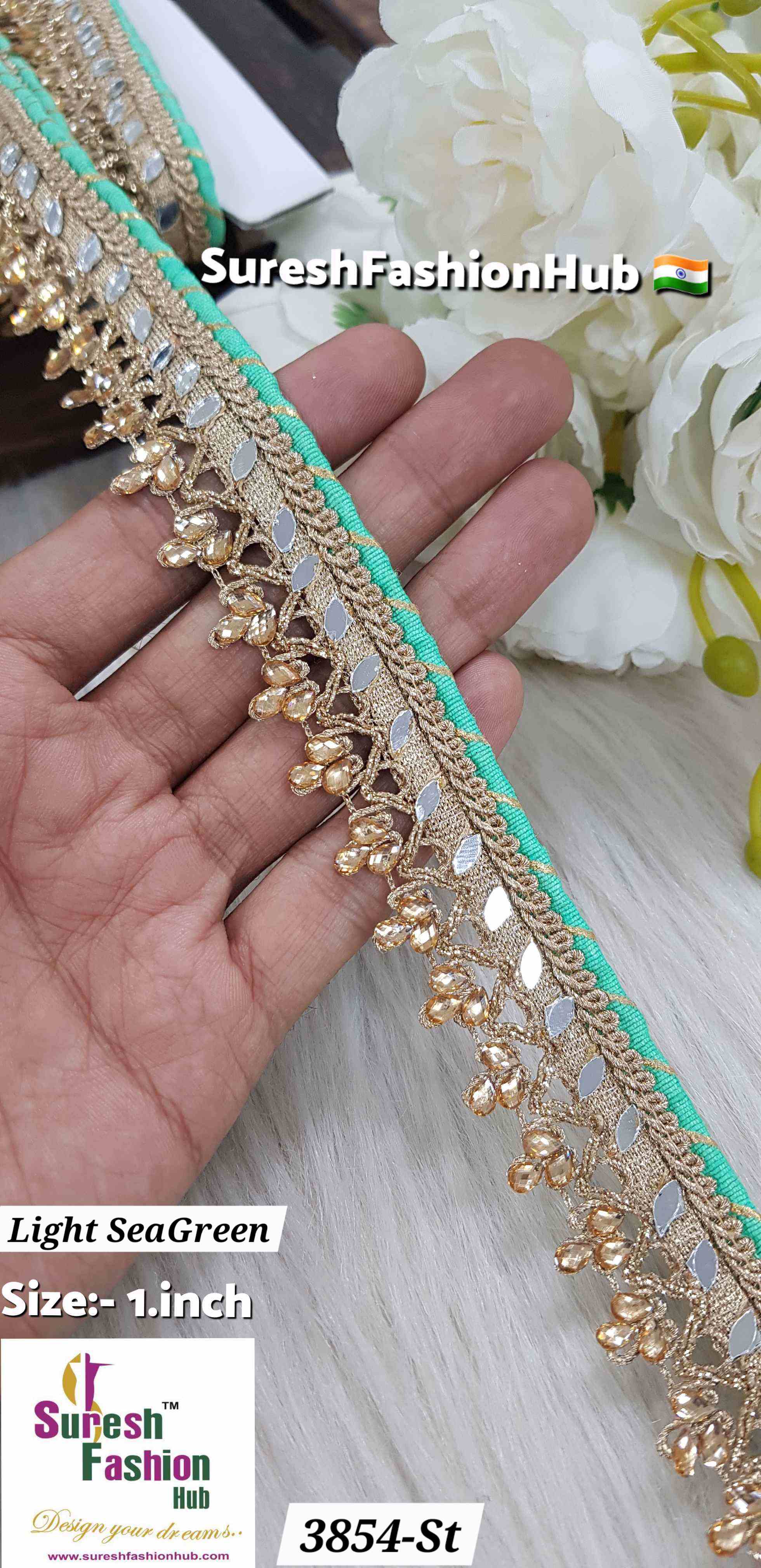  Light SeaGreen Radiance Joint Lace