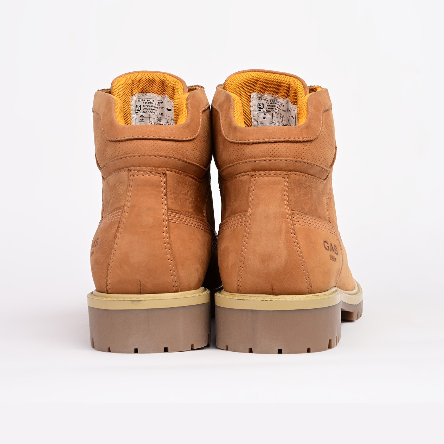 GAS | Men's Monolith 99 Tan Coloured Boots|6
