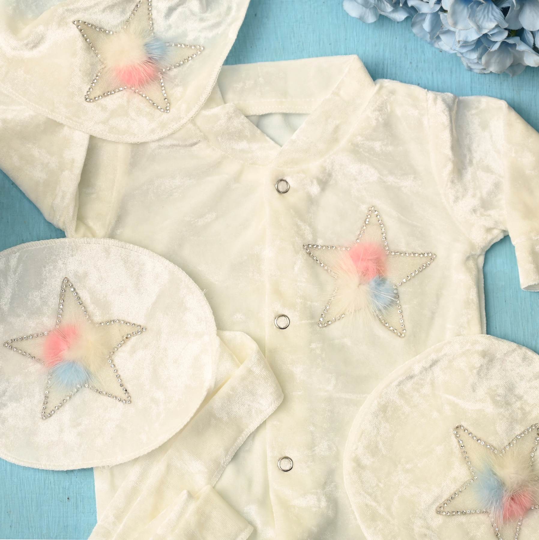 Milky Star Romper