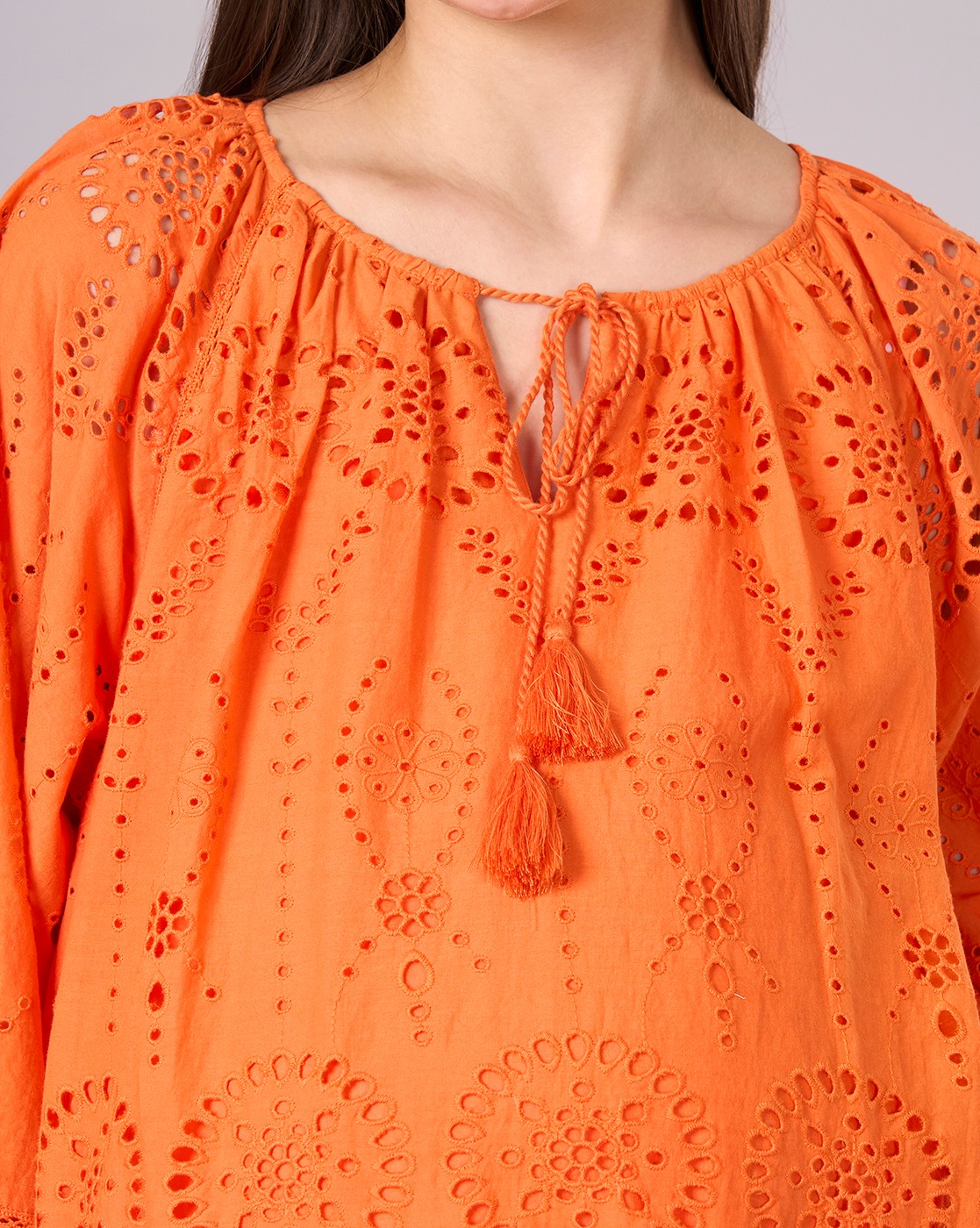 Maternity Clothing  Dress Solid Orange