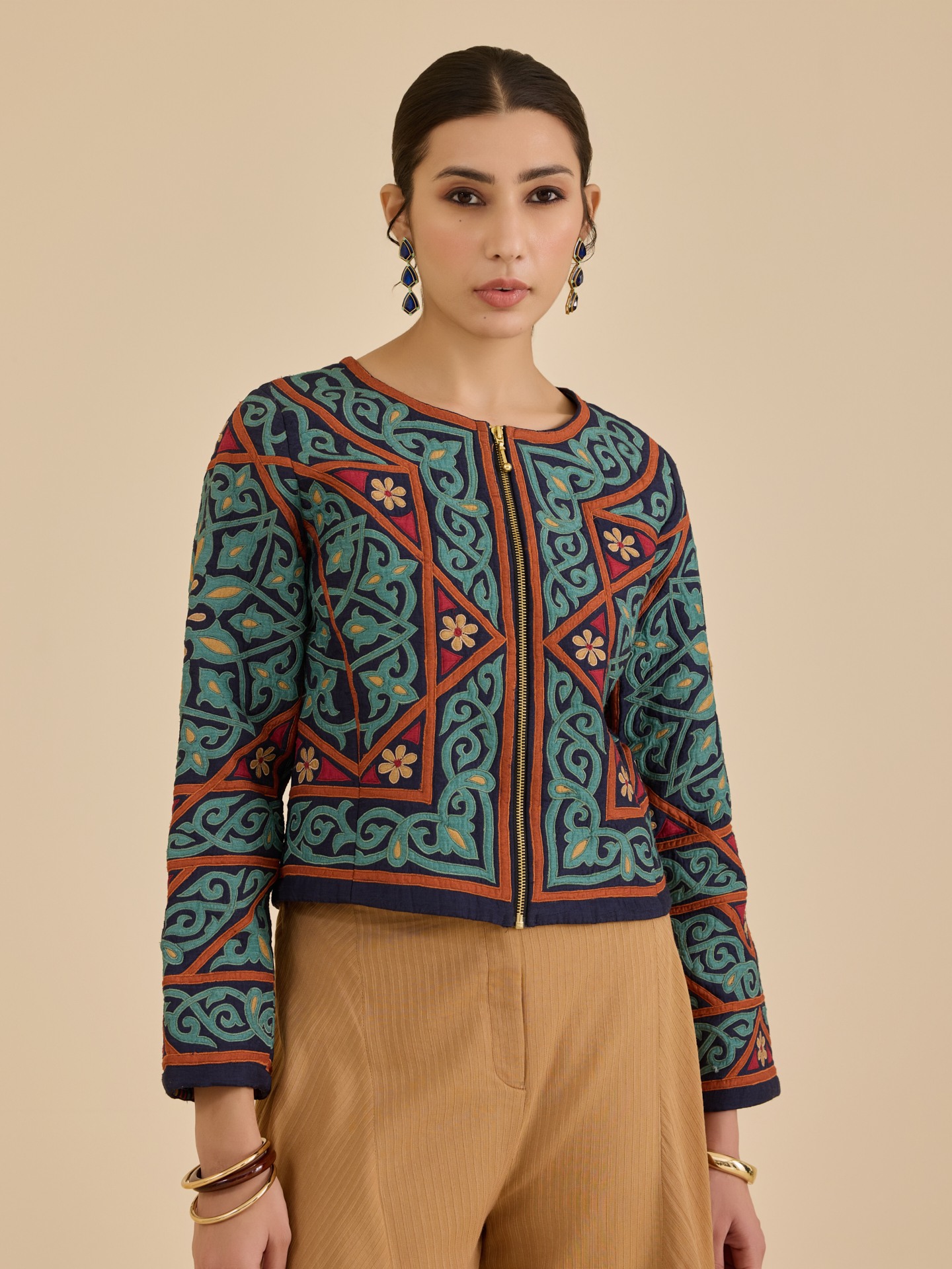 Blue Meera- Quilting Jacket