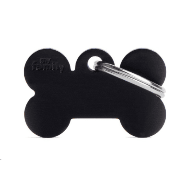 Basic Plated Brass Large Bone Name Tag