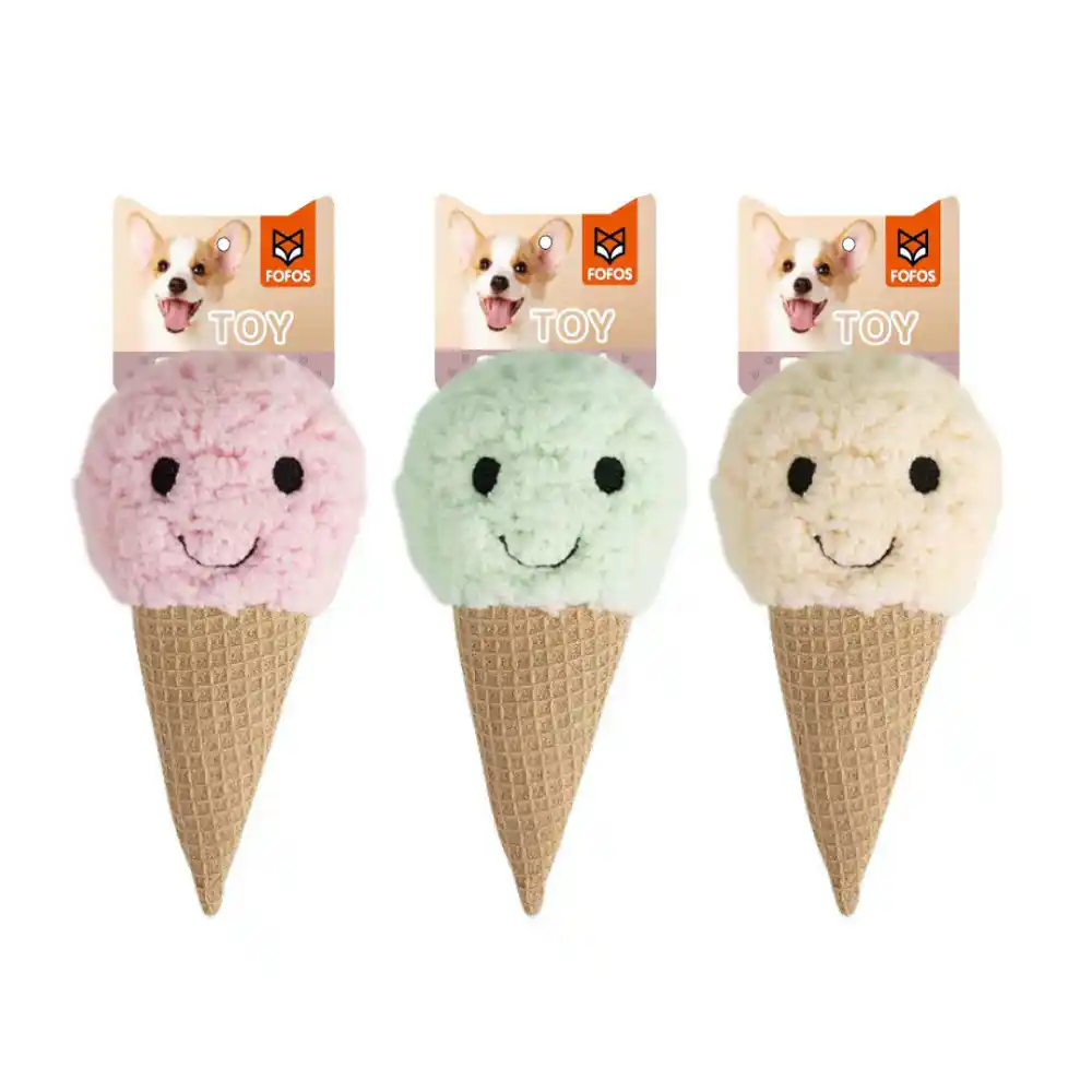 Barkbutler Fofos Ice Cream Toy for Dogs (Mix)