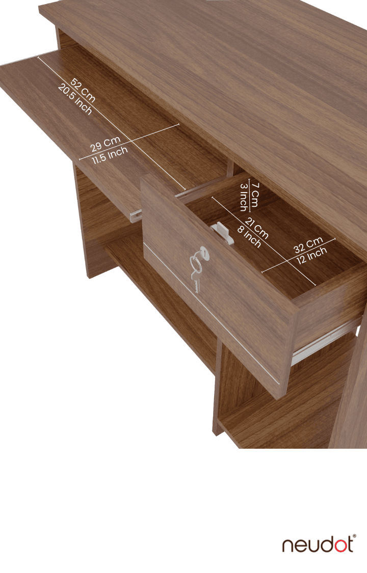 Bingo Study Table - Leon Teak