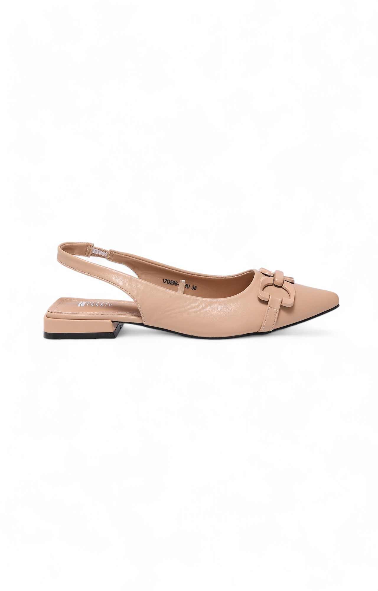 Women Beige PU Fashion Flat Stylish Sandals