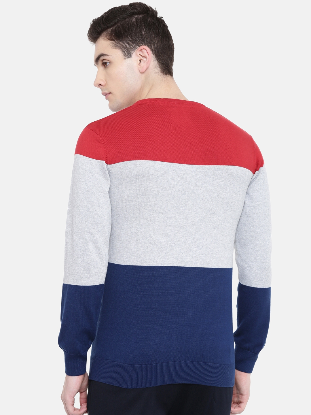 Men's Multicolour Cotton Melange Sweaters