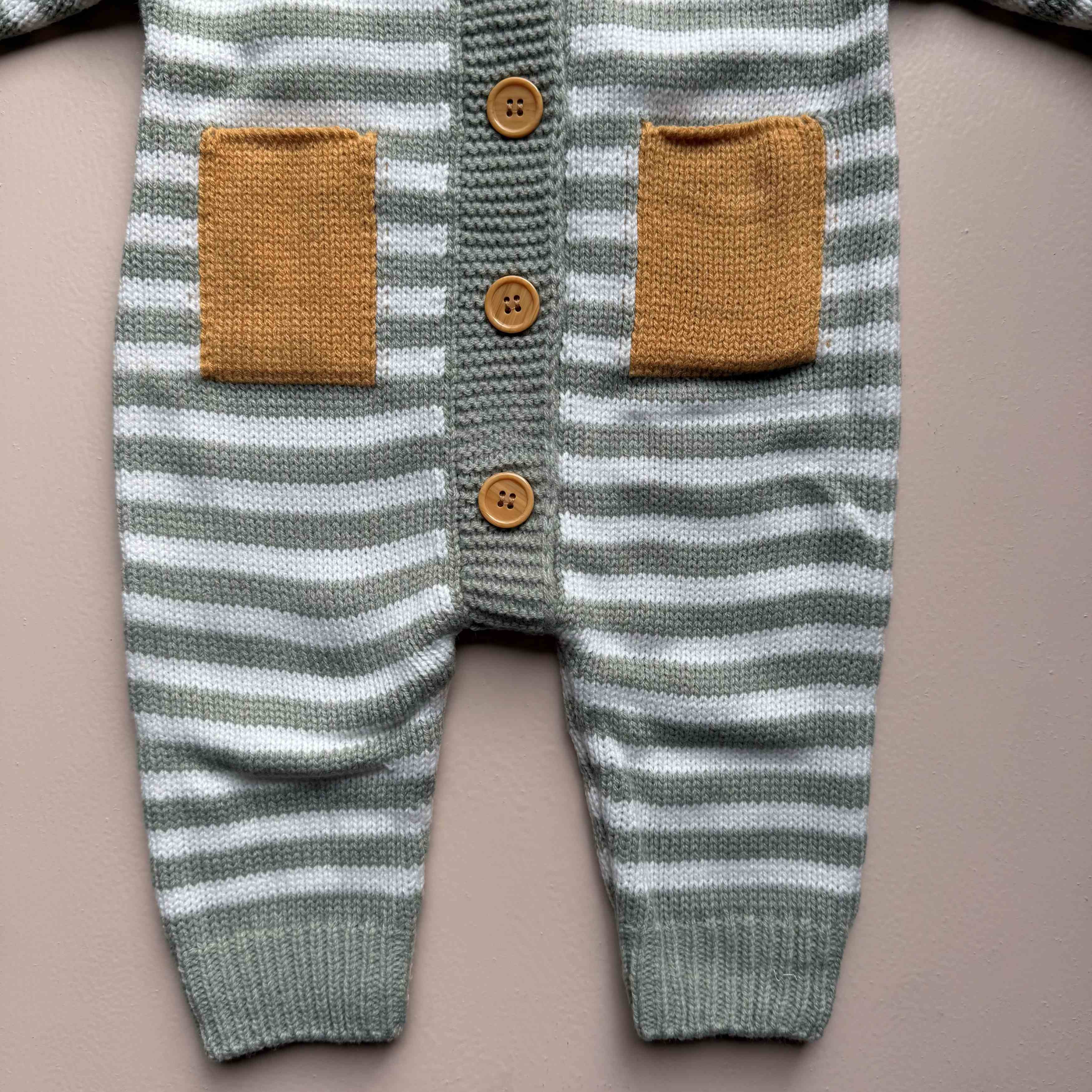 Moss and Honey Knitted Jumpsuit