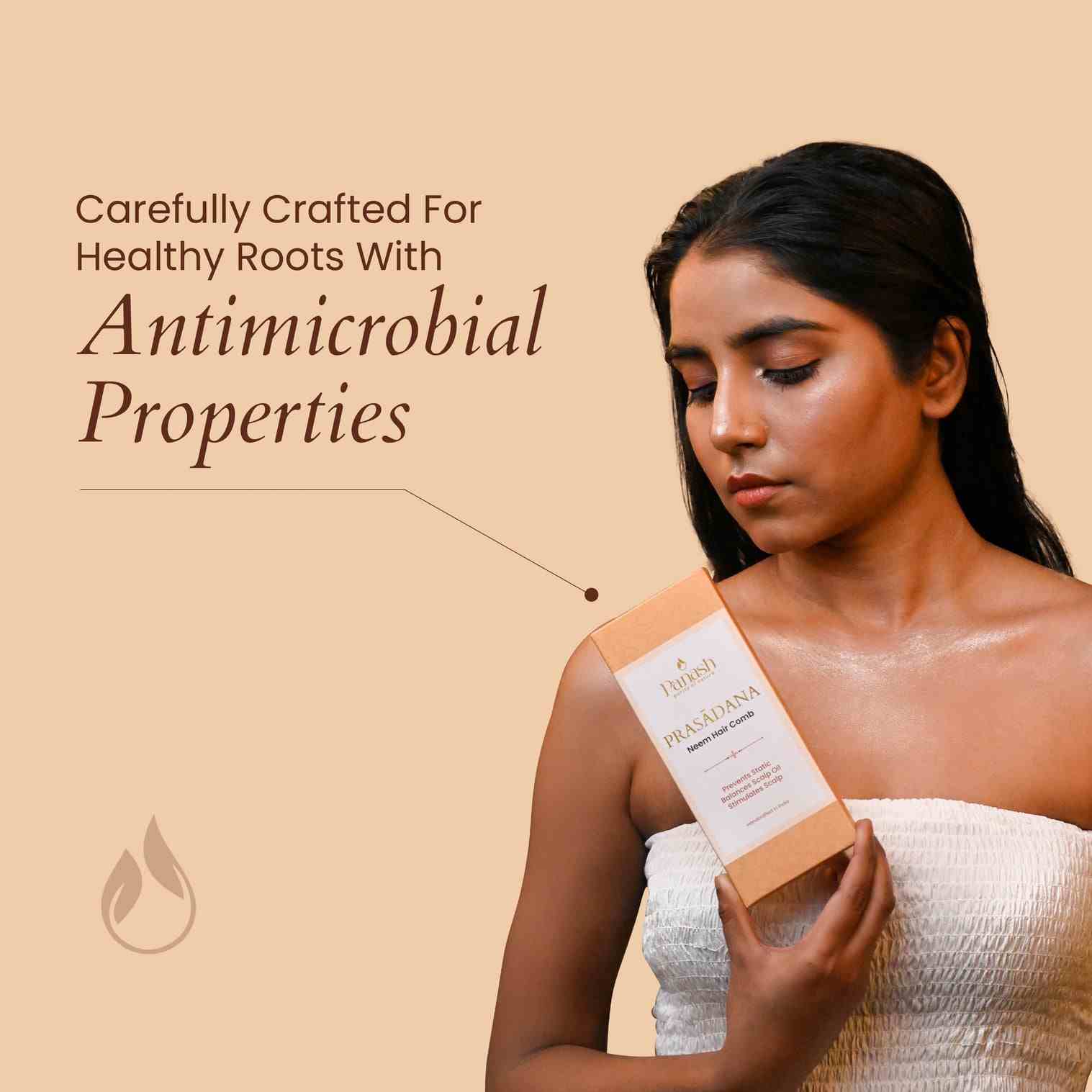 Panash | Prasadana Neem Hair Comb | 35g