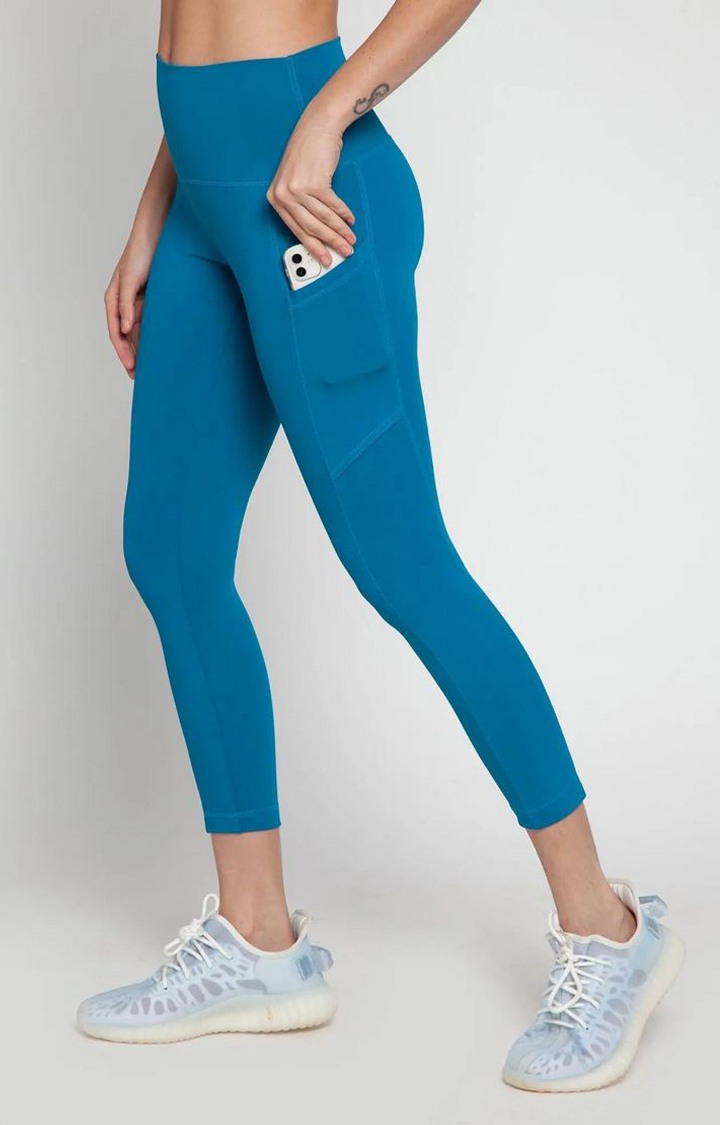 Wave Blue High-Functional Leggings