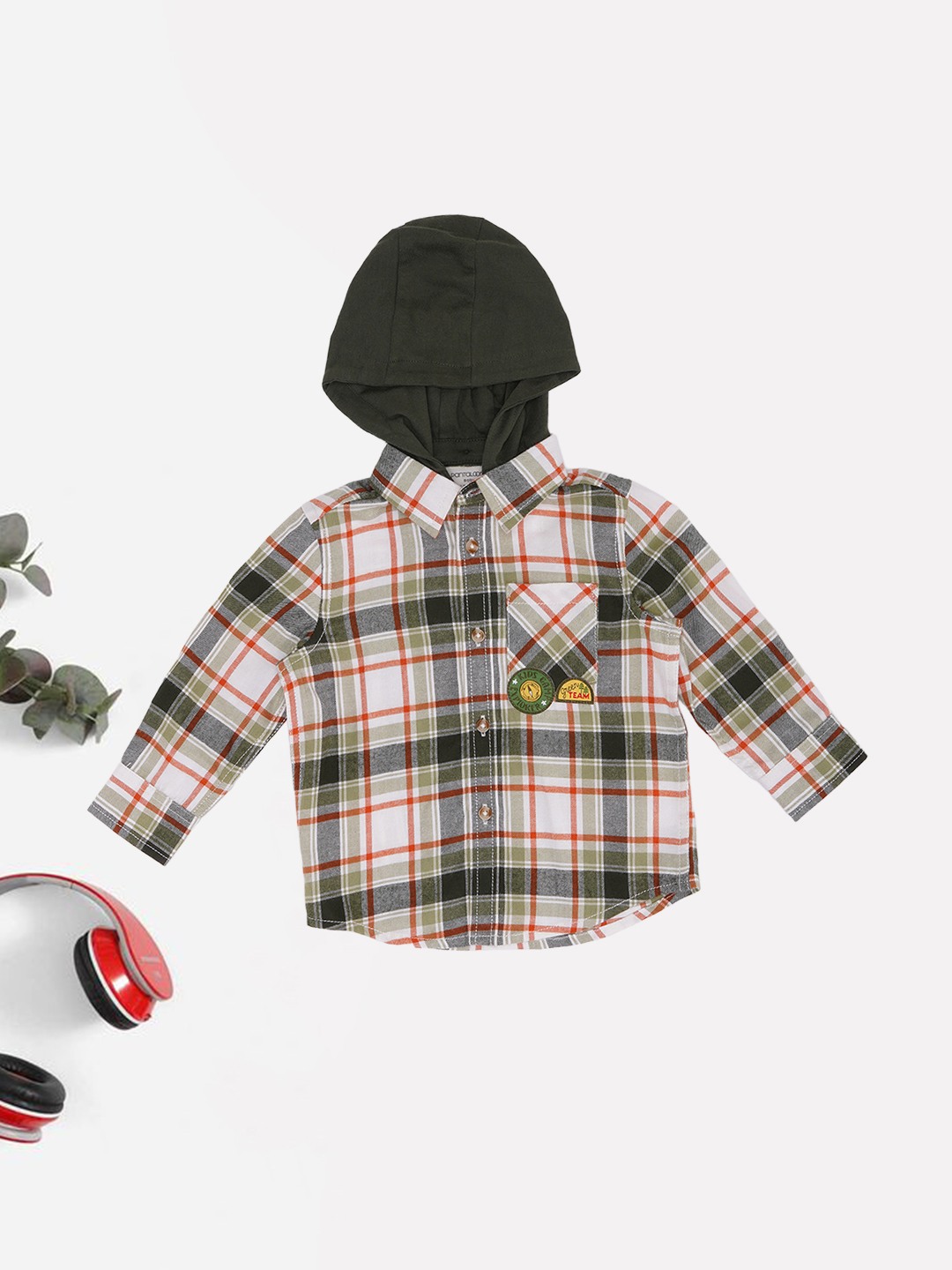 PrintedOff WhiteShirts