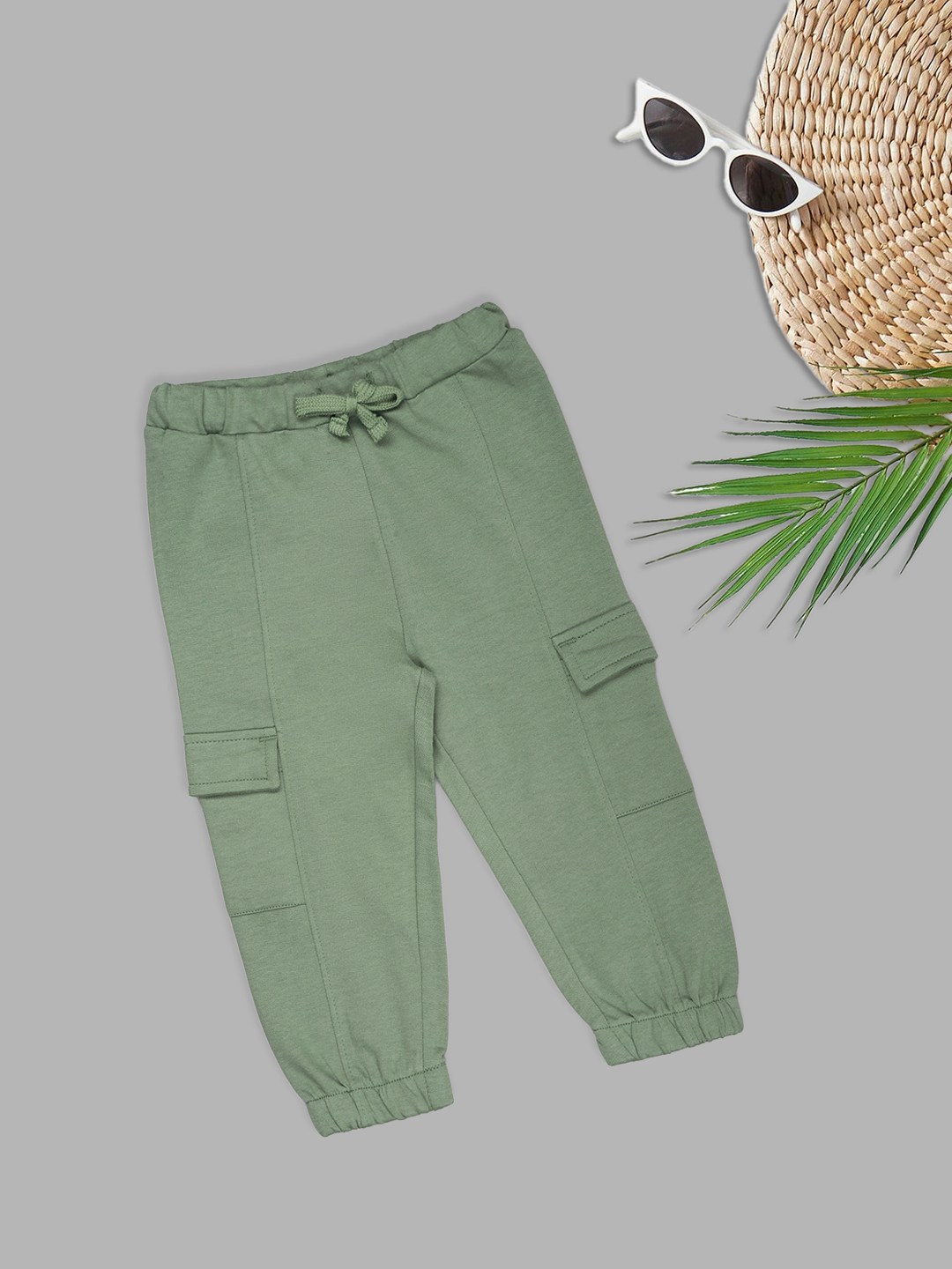 Sage Solid Utility Pocket Joggers