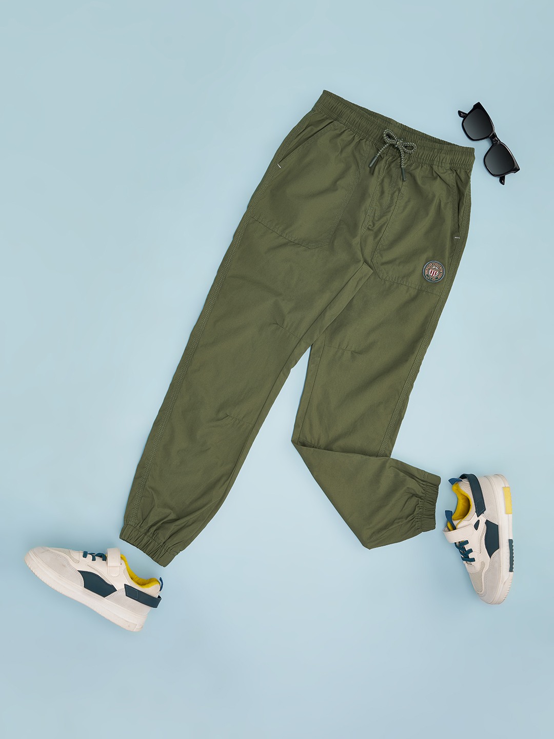 Pantaloons Junior Olive Joggers