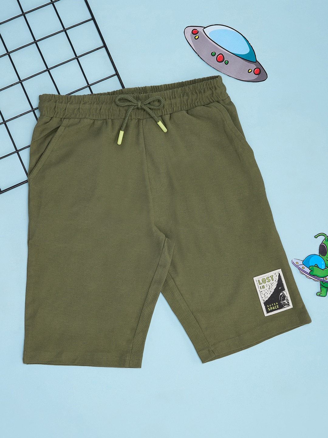 Pantaloons Junior Olive Shorts