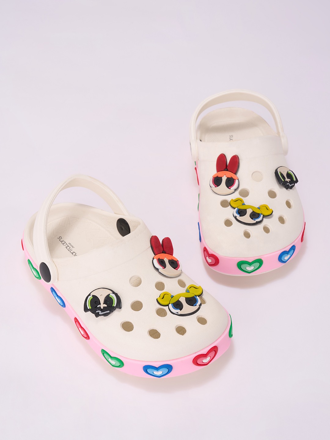 Pantaloons Junior White Clogs
