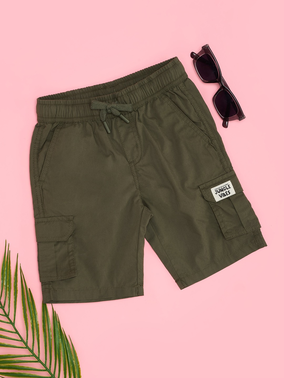 Pantaloons Junior Olive Shorts