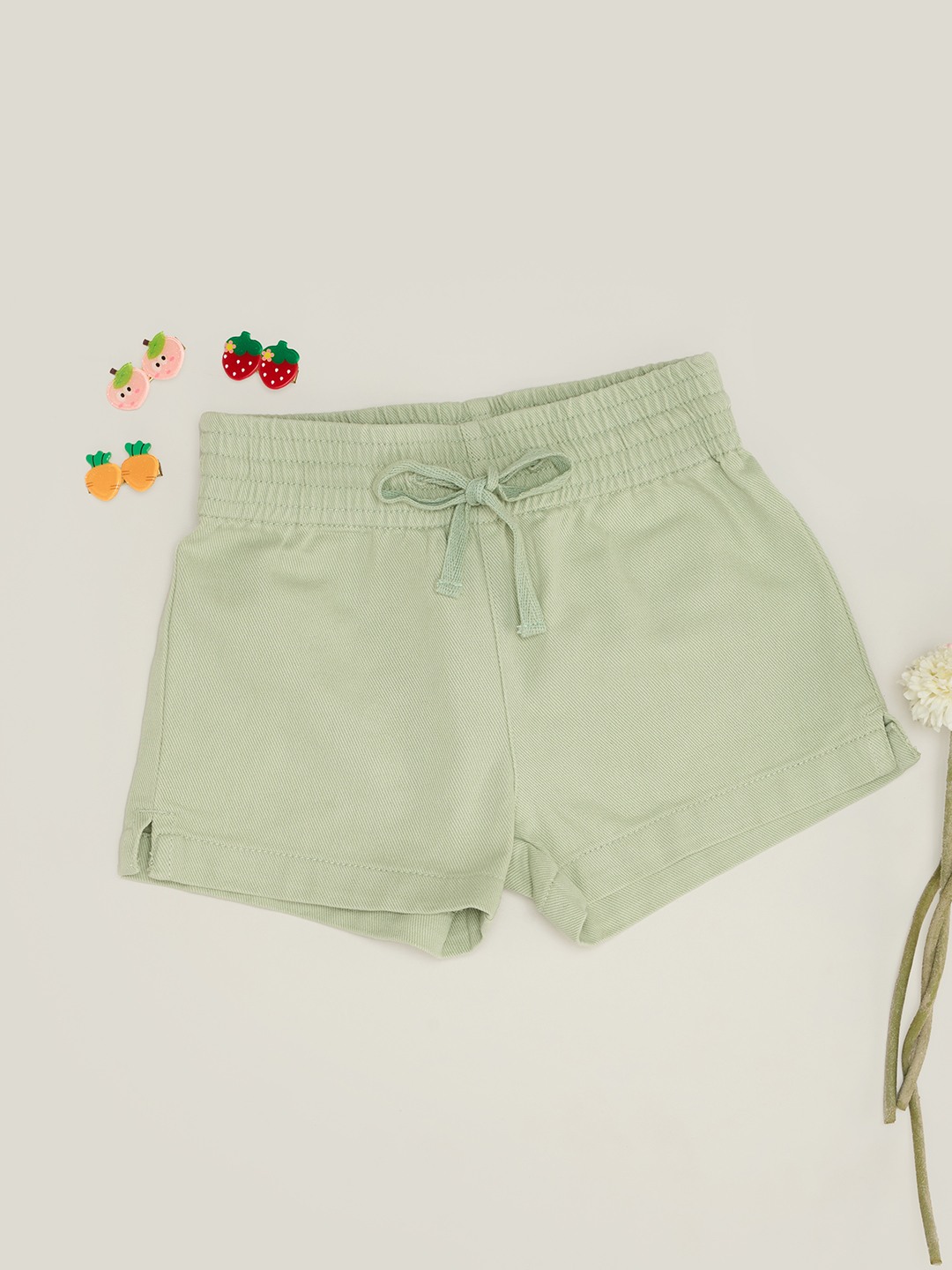 Pantaloons Junior Green Shorts