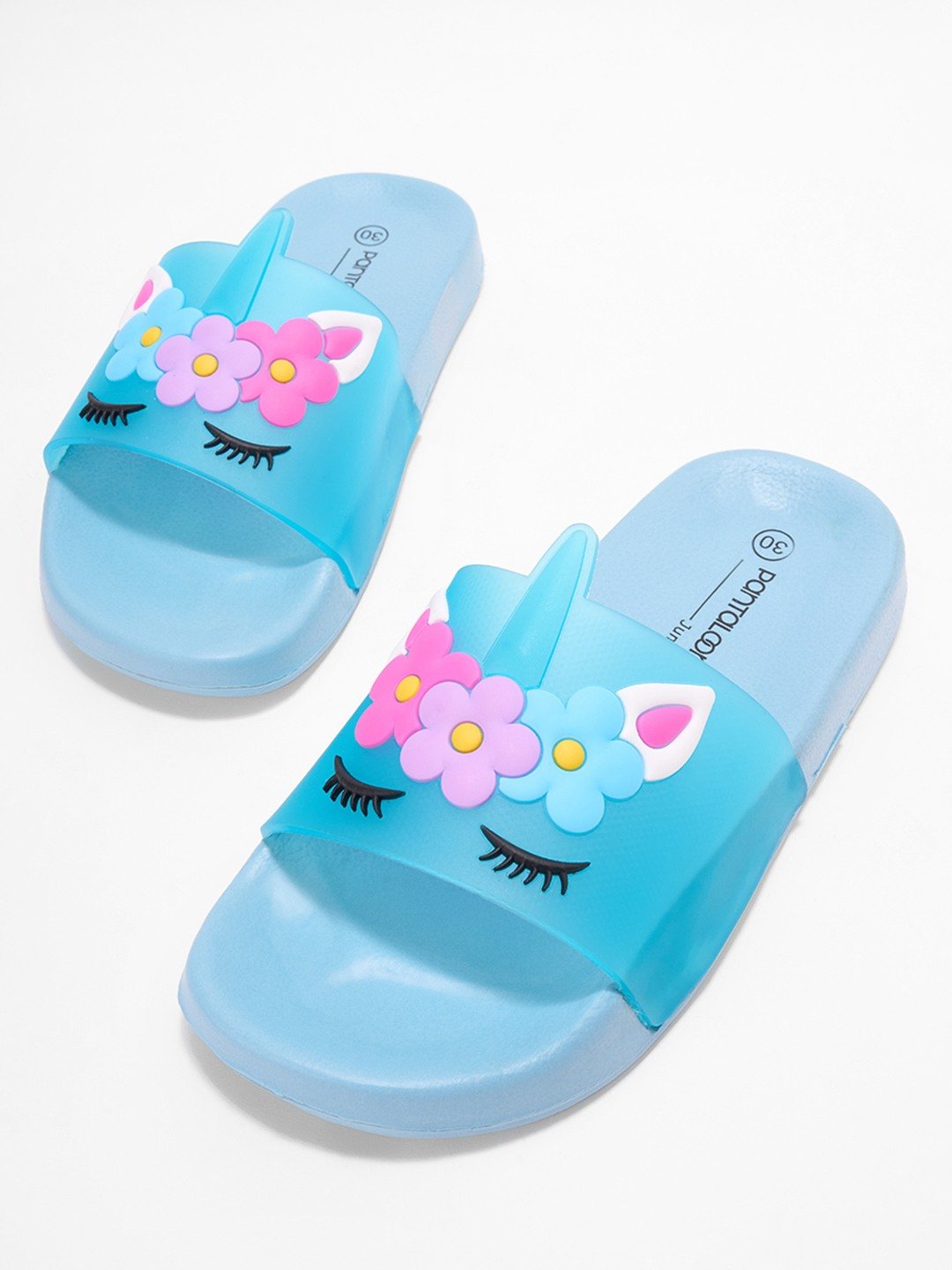 Blue Unicorn Pool Slides