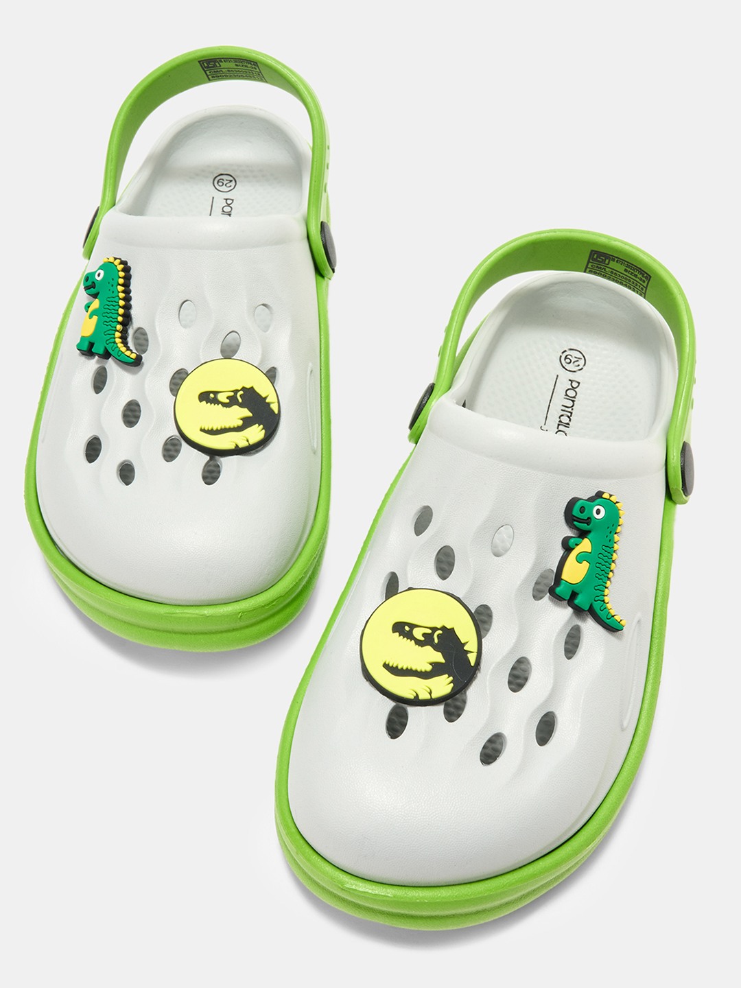 Grey Dual Tone Clogs with Space Charms