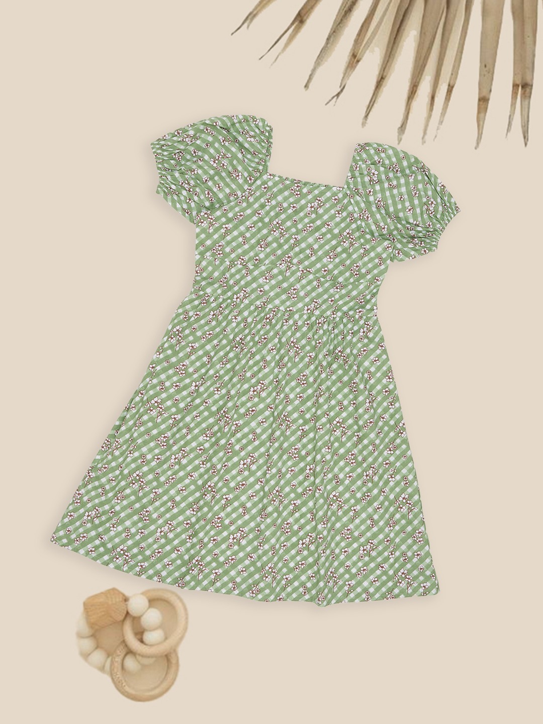 PrintedOff WhiteDresses