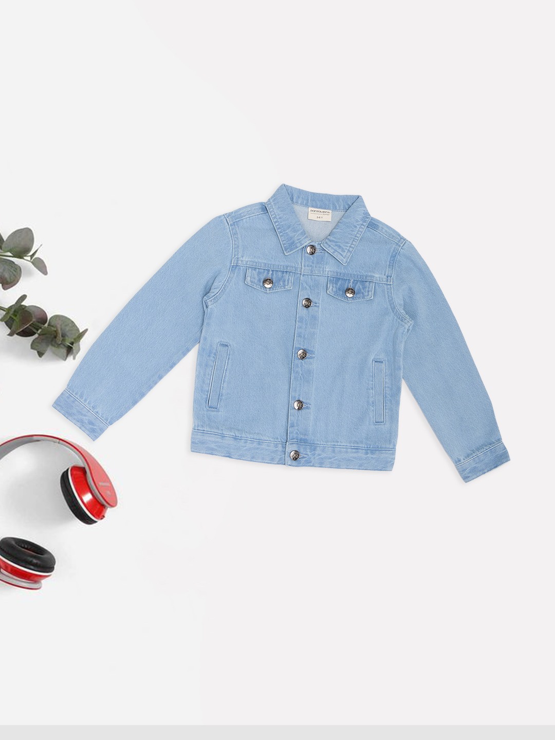 Light Blue Washed Denim Jacket