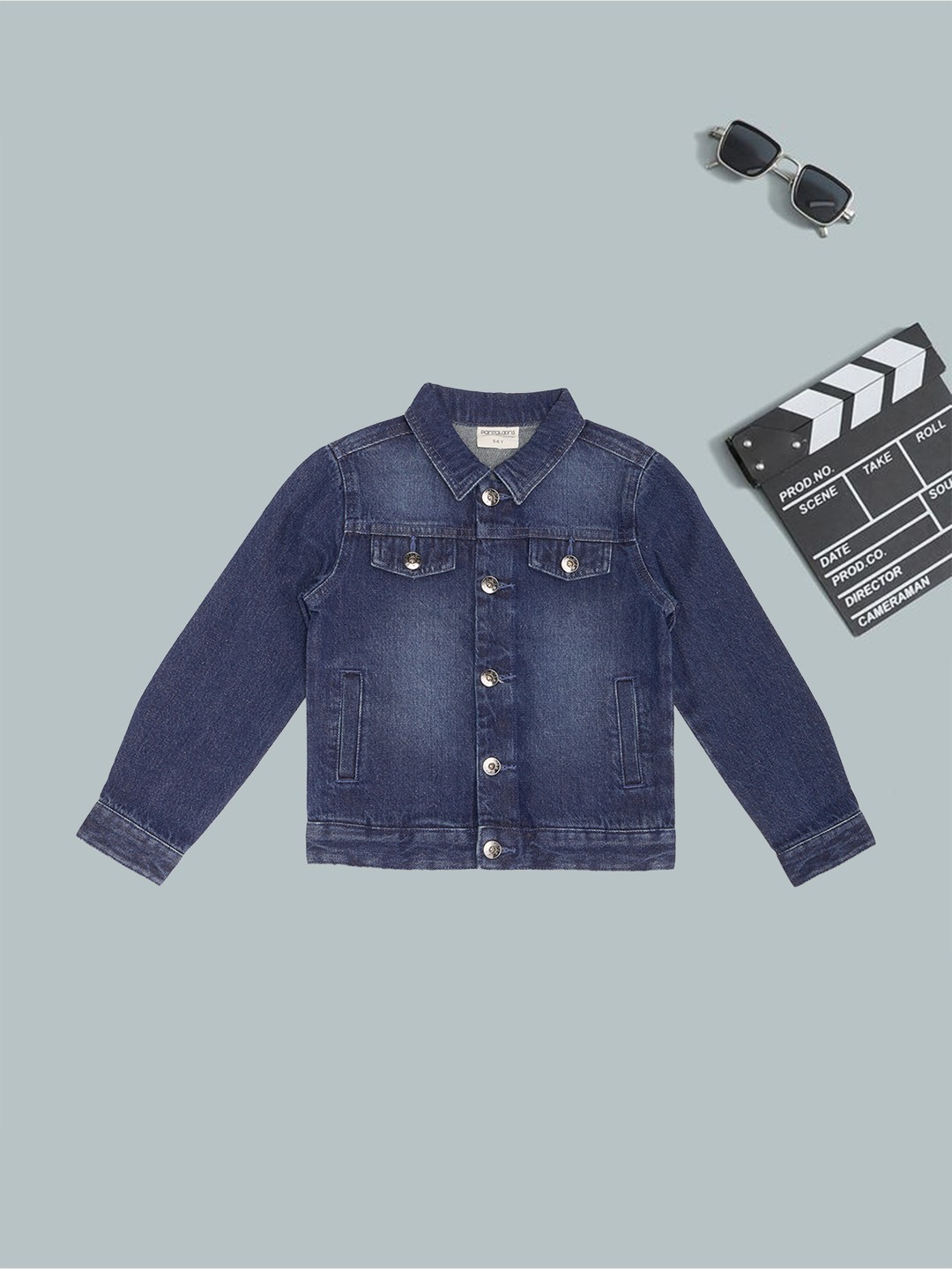 Blue Washed Denim Jacket