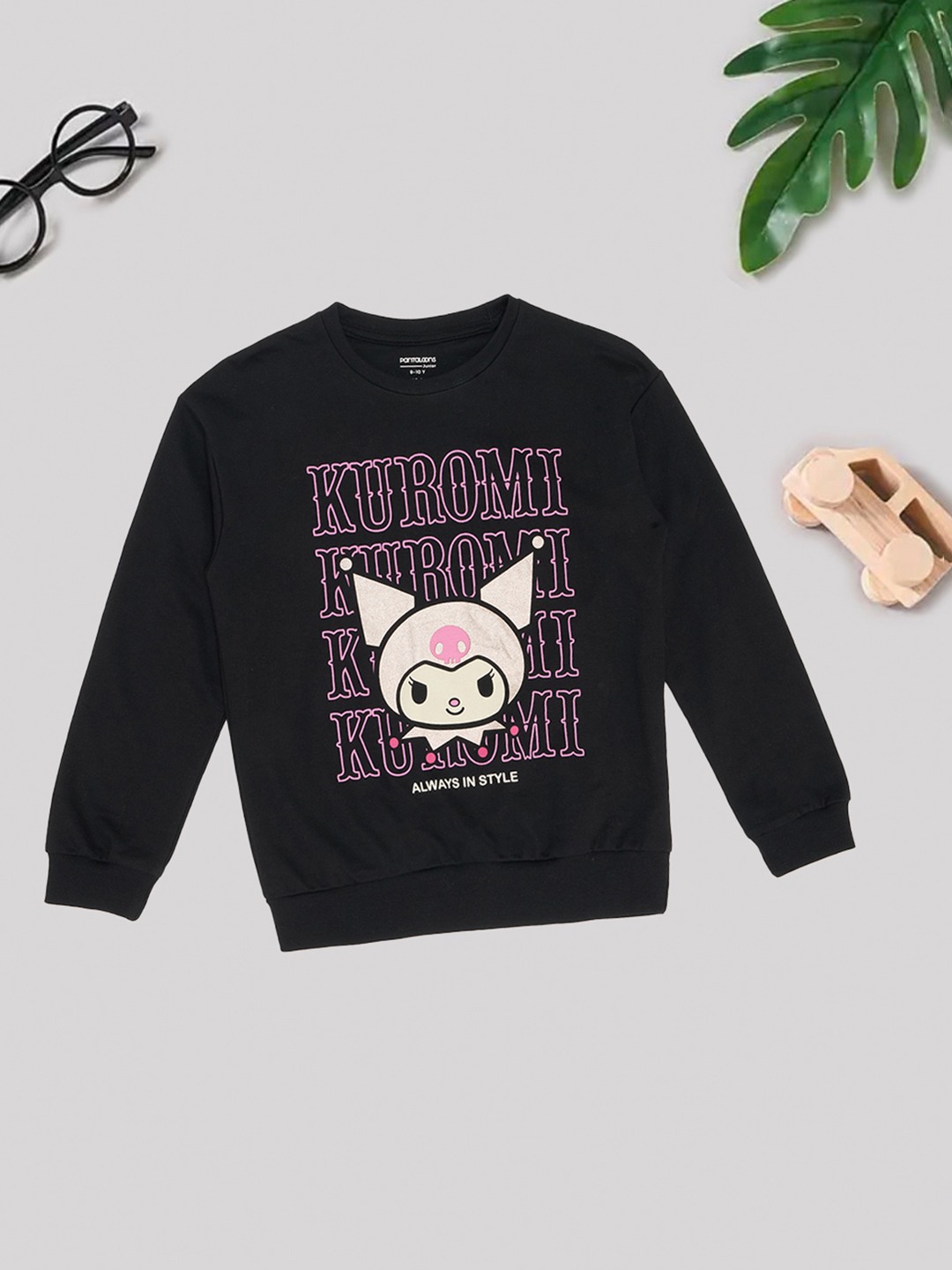 Black Kuromi Graphic Sweatshirt