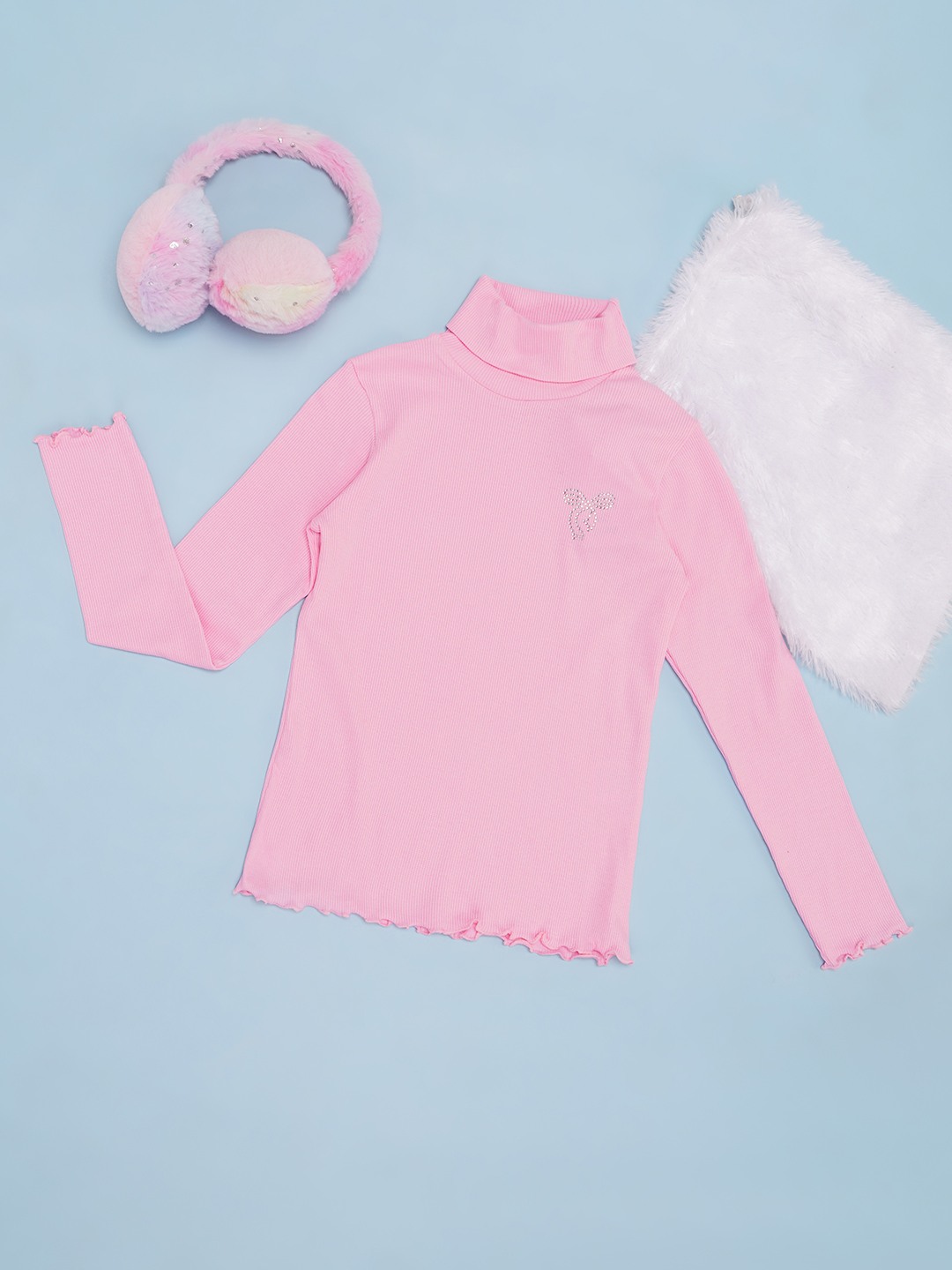 Pantaloons Junior Pink Sweatshirt