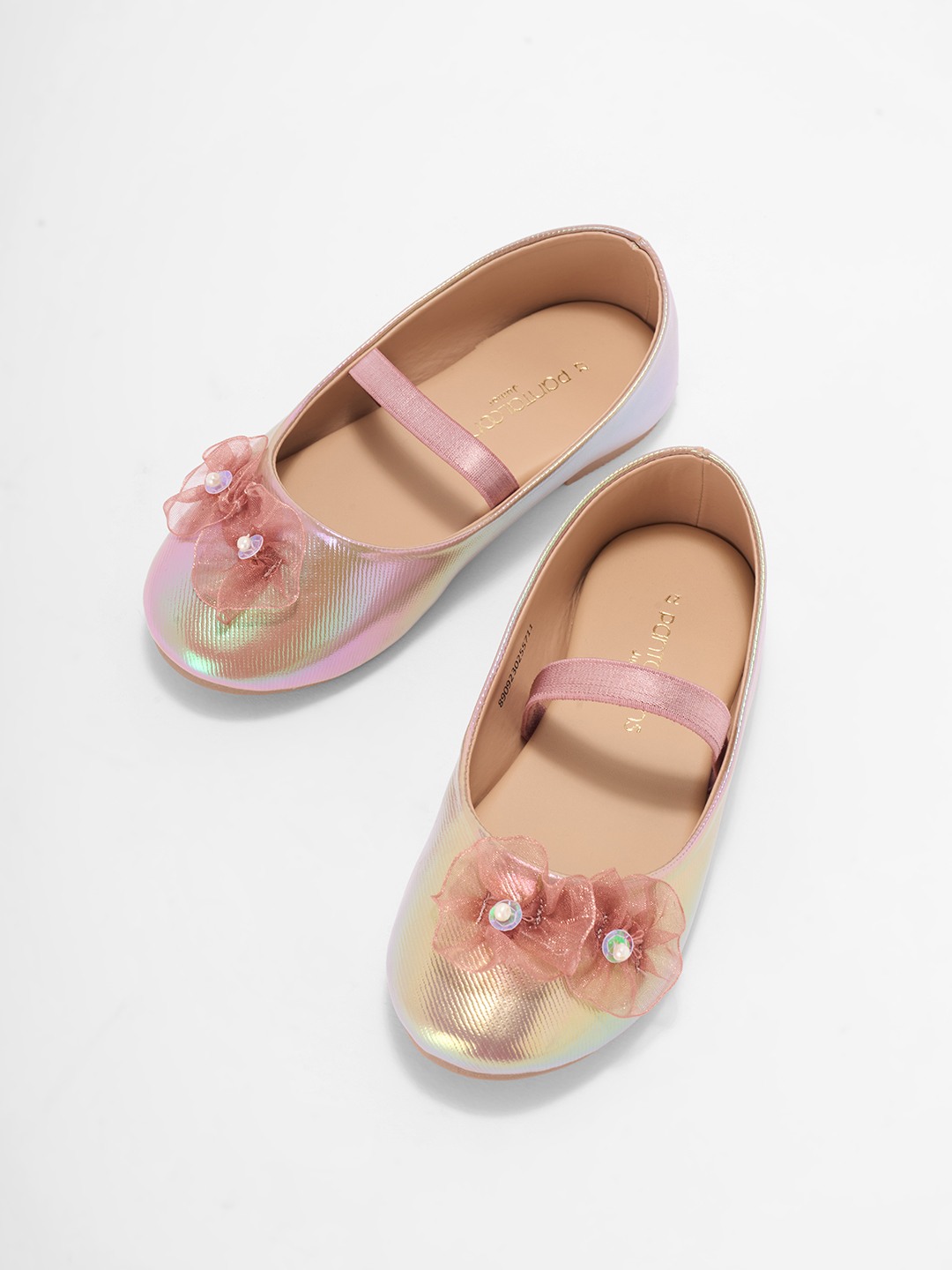 Pantaloons Junior Silver Ballerinas