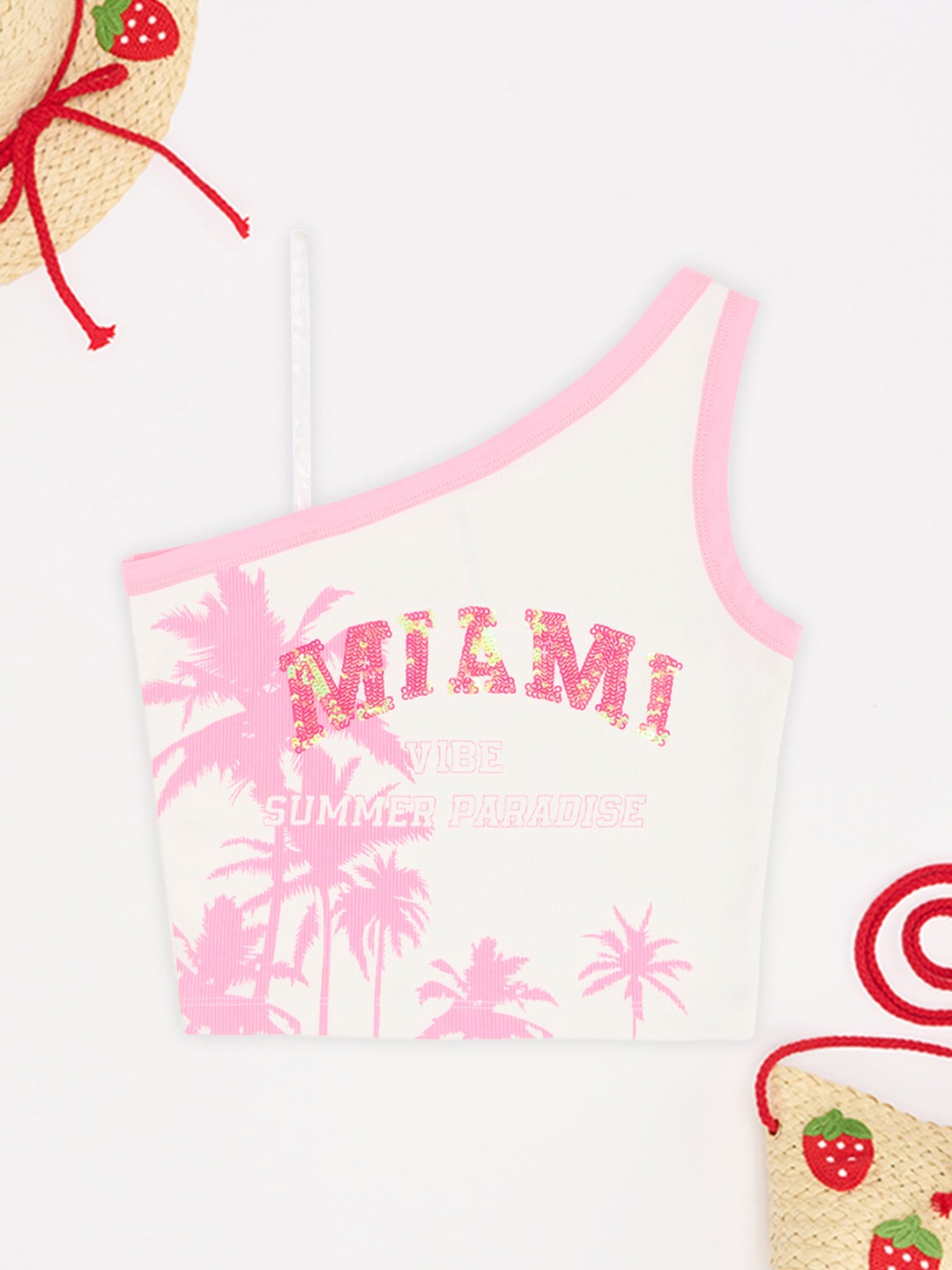 Pantaloons Junior Off-White Top