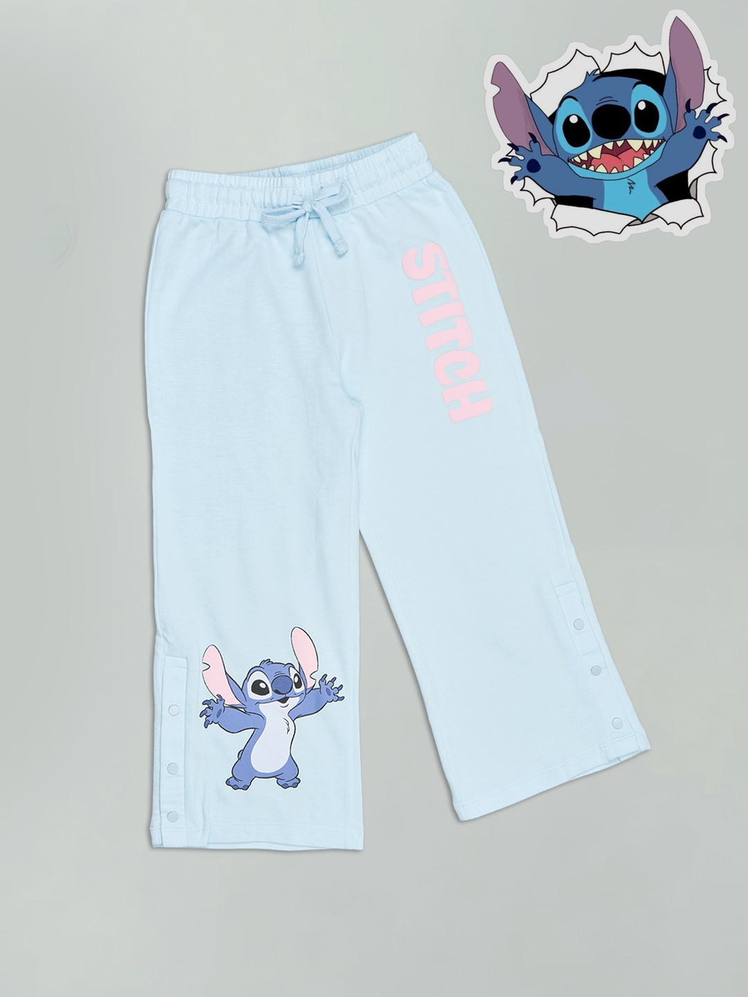 Light Blue Stitch Track Pants
