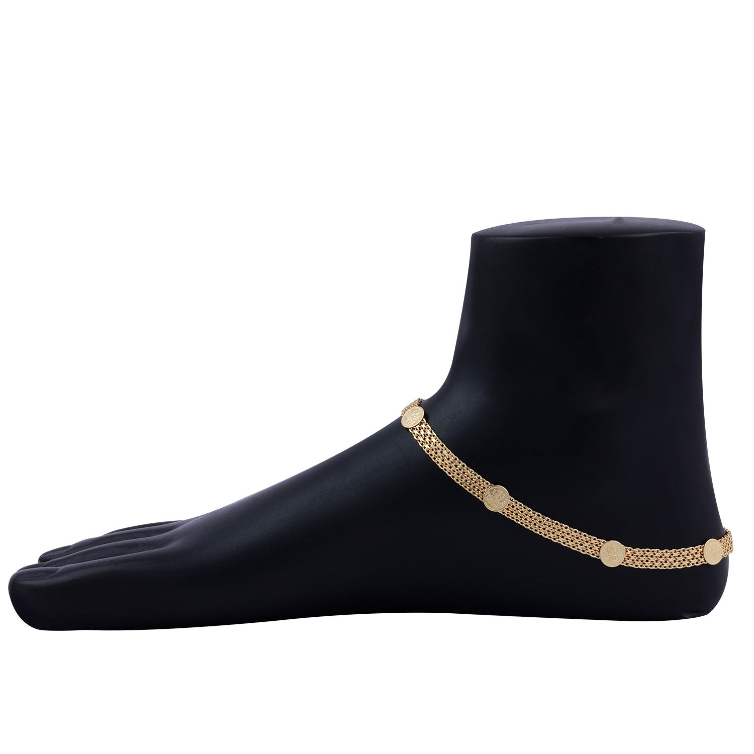 Paola Jewels | Paola Gold Plated Delicated Traditional Designer Anklet for Women And Girl 3