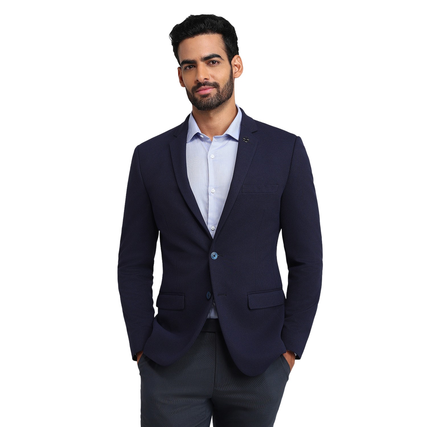 Park Avenue Dark Blue Western Jacket