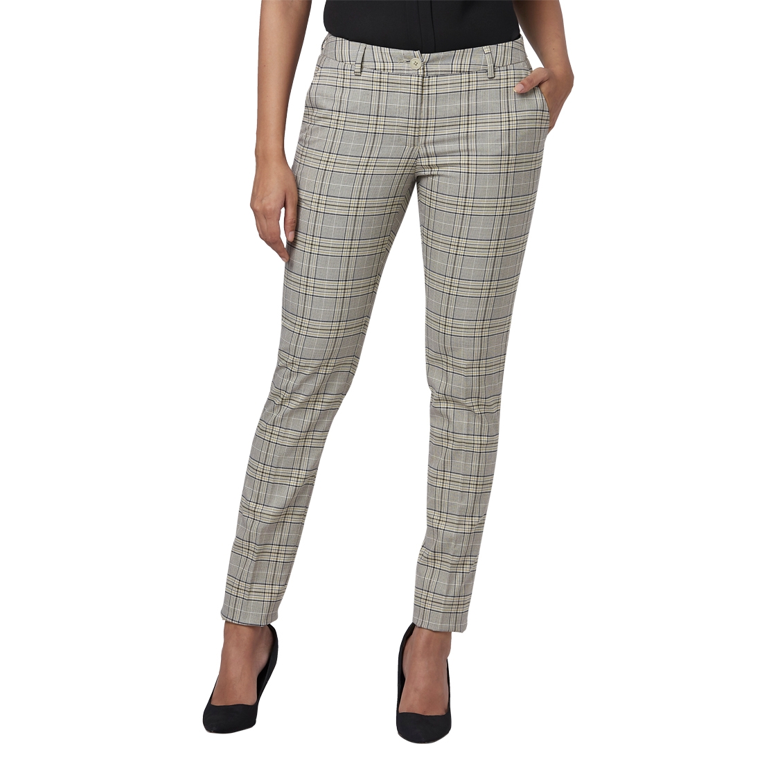 Buy Park Avenue Men's Regular Pants (PMTF05019-K8_Black_100) at Amazon.in
