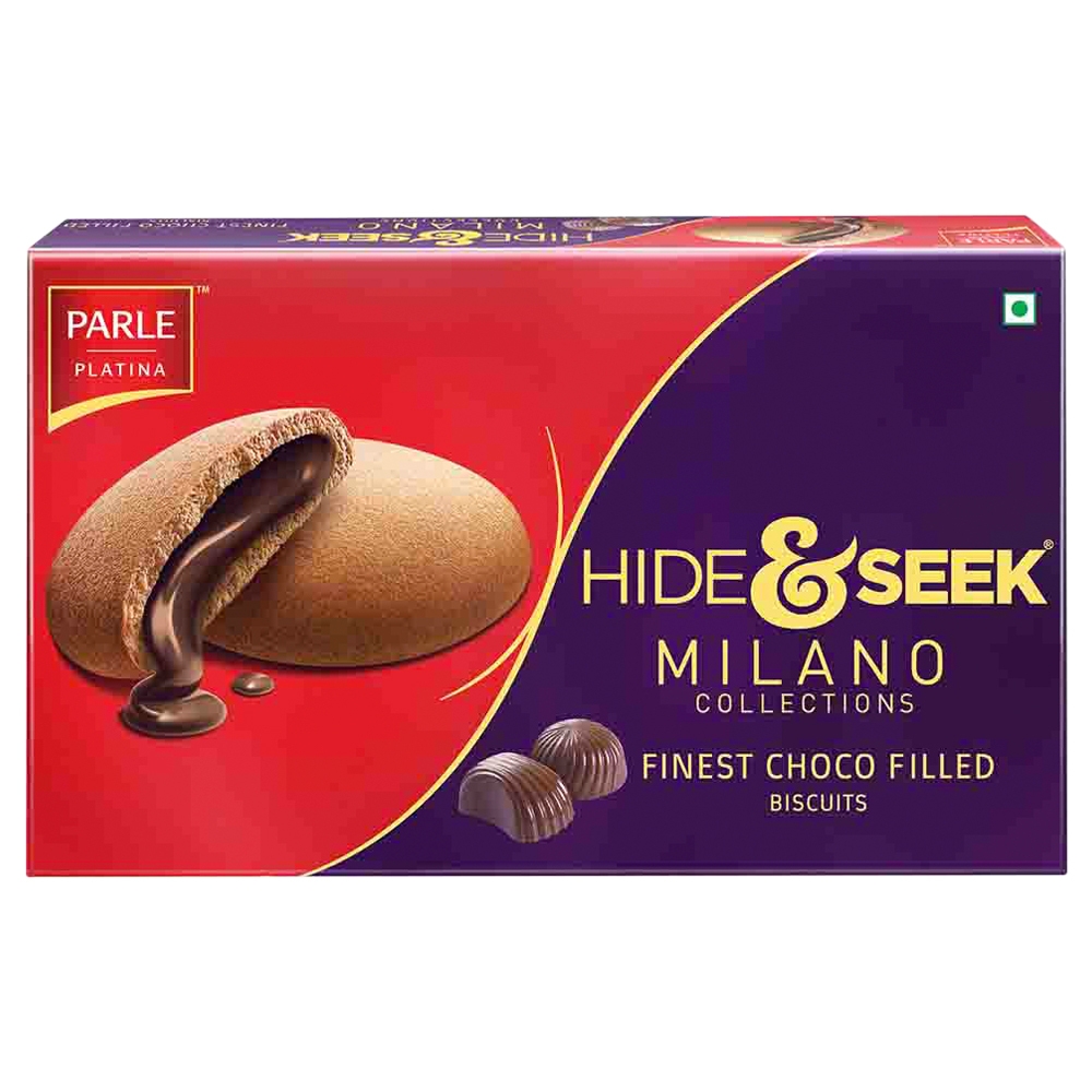 Parle Milano Hide & Seek Choco Filled Cookies 250 G